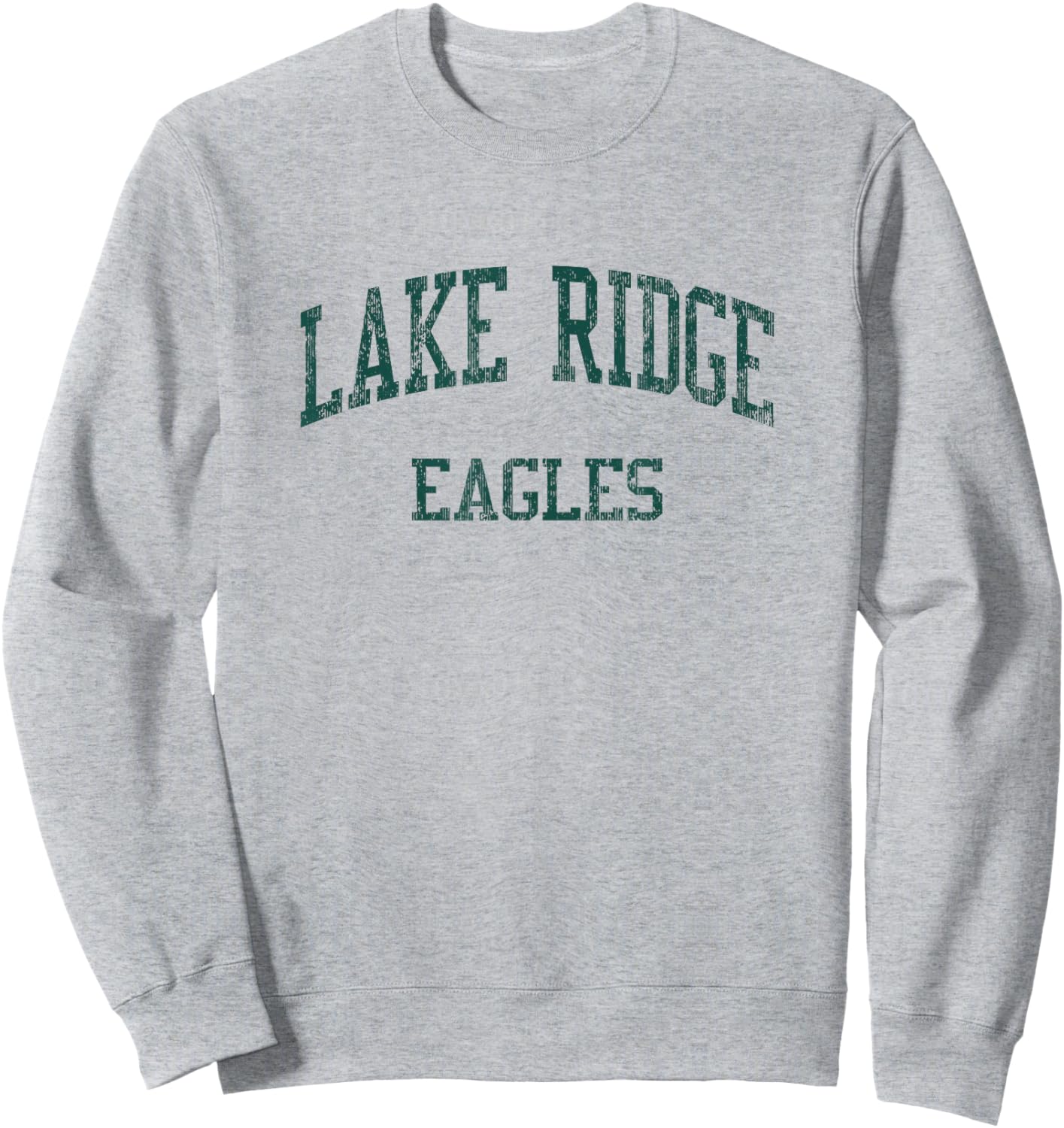 Lake Ridge High School HS Mansfield TX Vintage Sports Sweatshirt - Sweatshirt | Ash