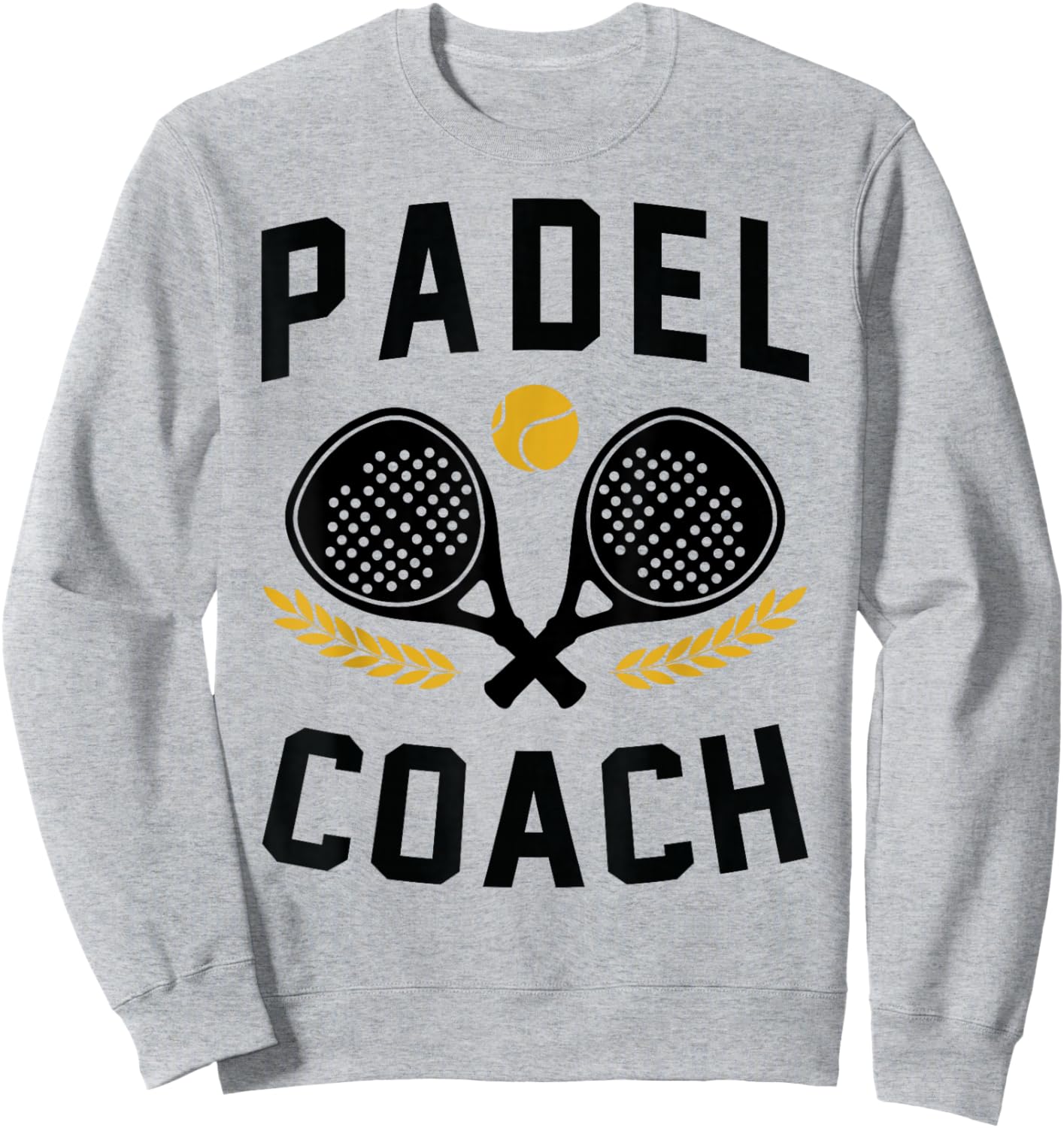 Gift Fan Paddle Tennis Trainer Sports Padel Coach , white, S Sweatshirt - Sweatshirt | Ash