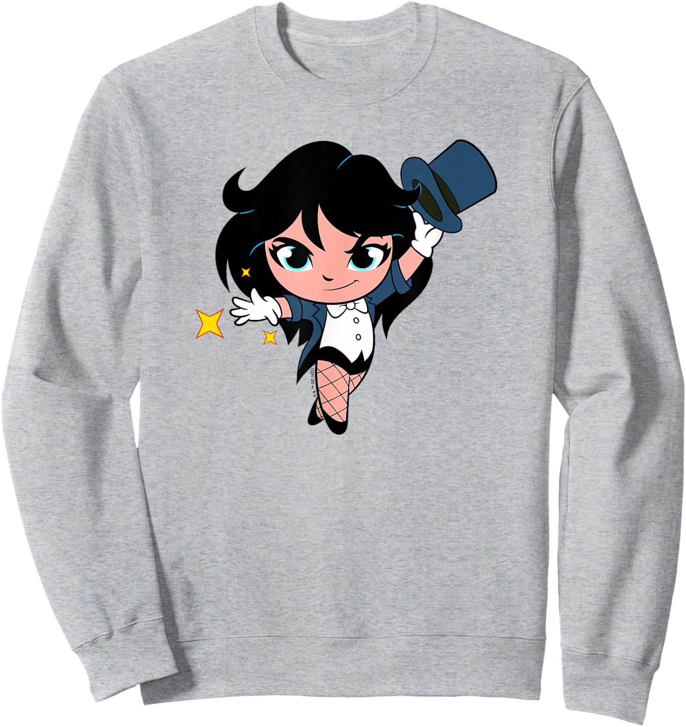 DC Super Friends Zatanna Big Sparkle Portrait Sweatshirt - Sweatshirt | Ash