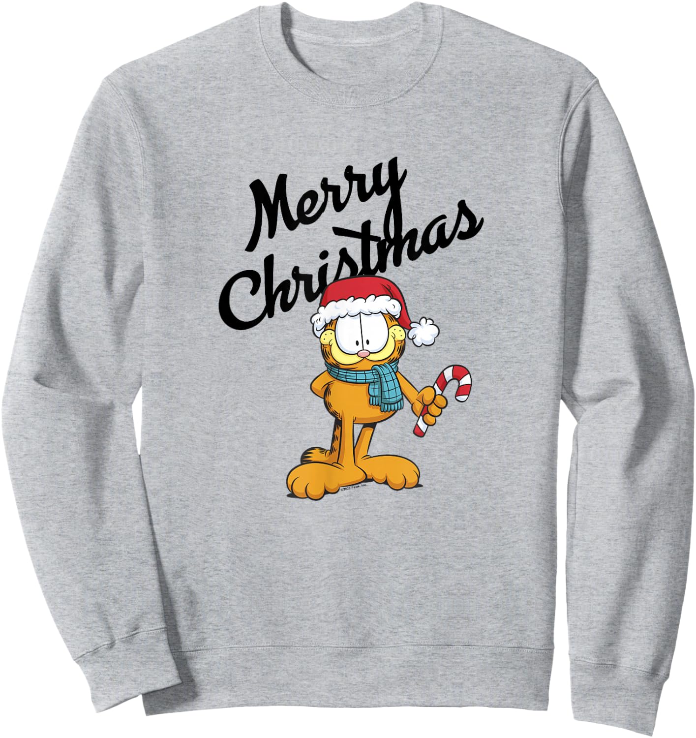 Garfield Merry Christmas Garfield Sweatshirt - Sweatshirt | Ash