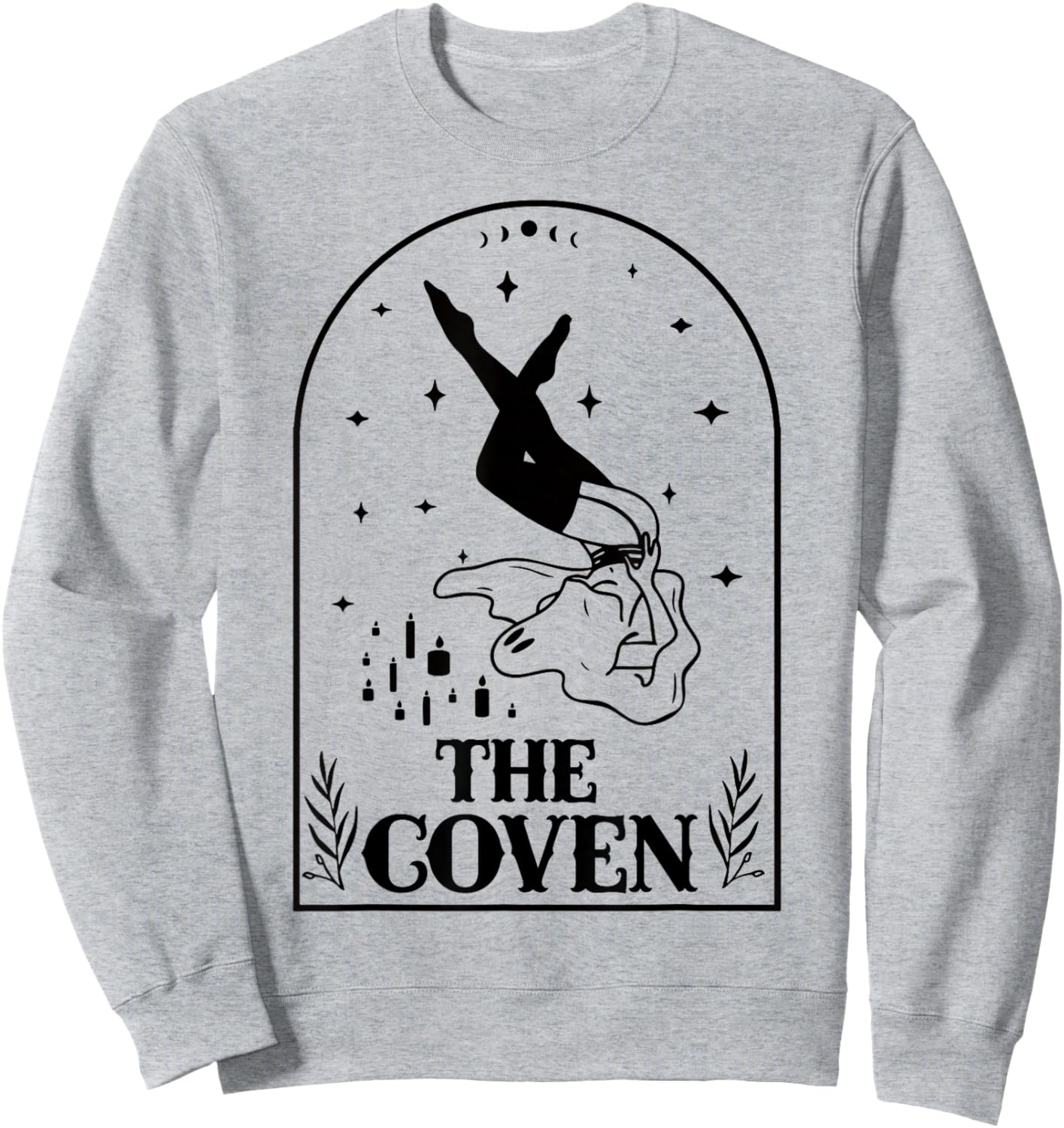 Ghost Coven Bride Squad Gothic Wedding Bachelorette Party Sweatshirt - Sweatshirt | Ash