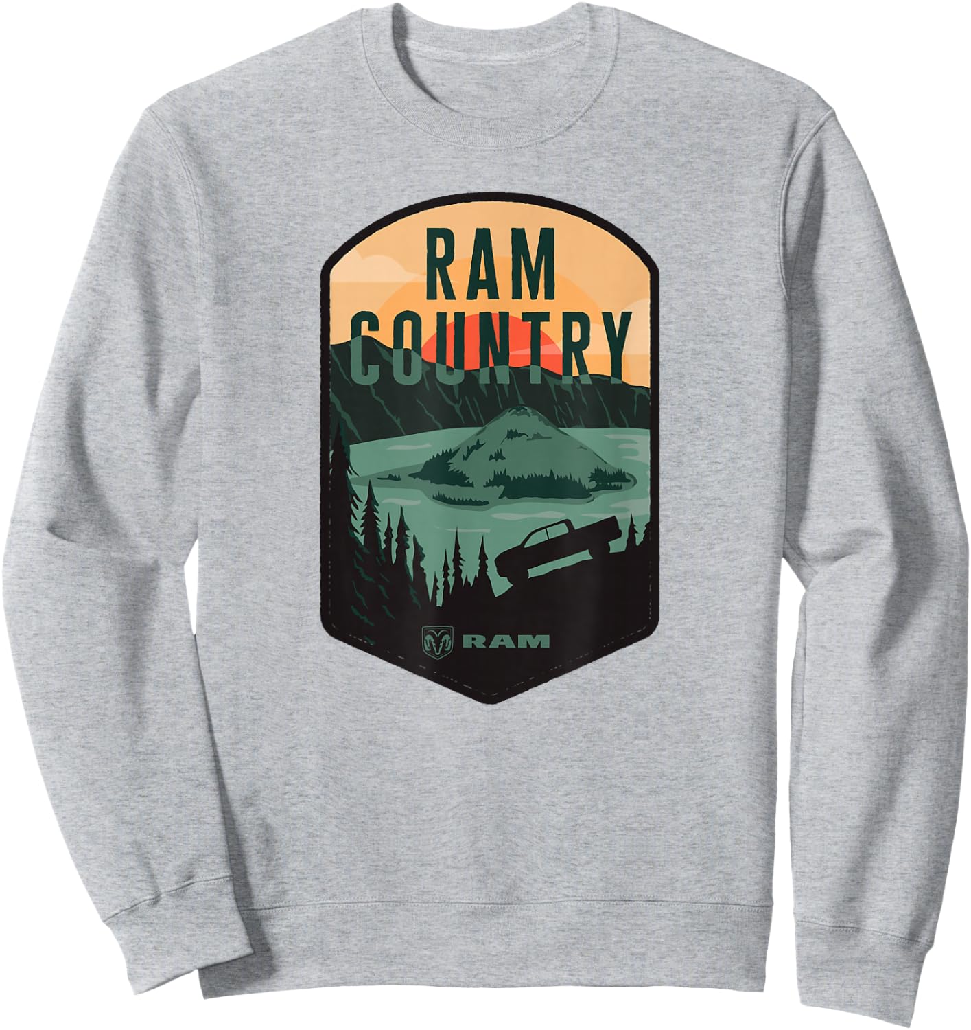 RAM Trucks Country Sweatshirt - Sweatshirt | Ash