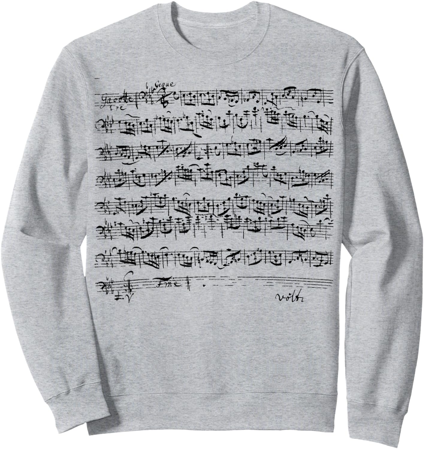 Bach Cello Suites Gigues Cellist Sweatshirt - Sweatshirt | Ash
