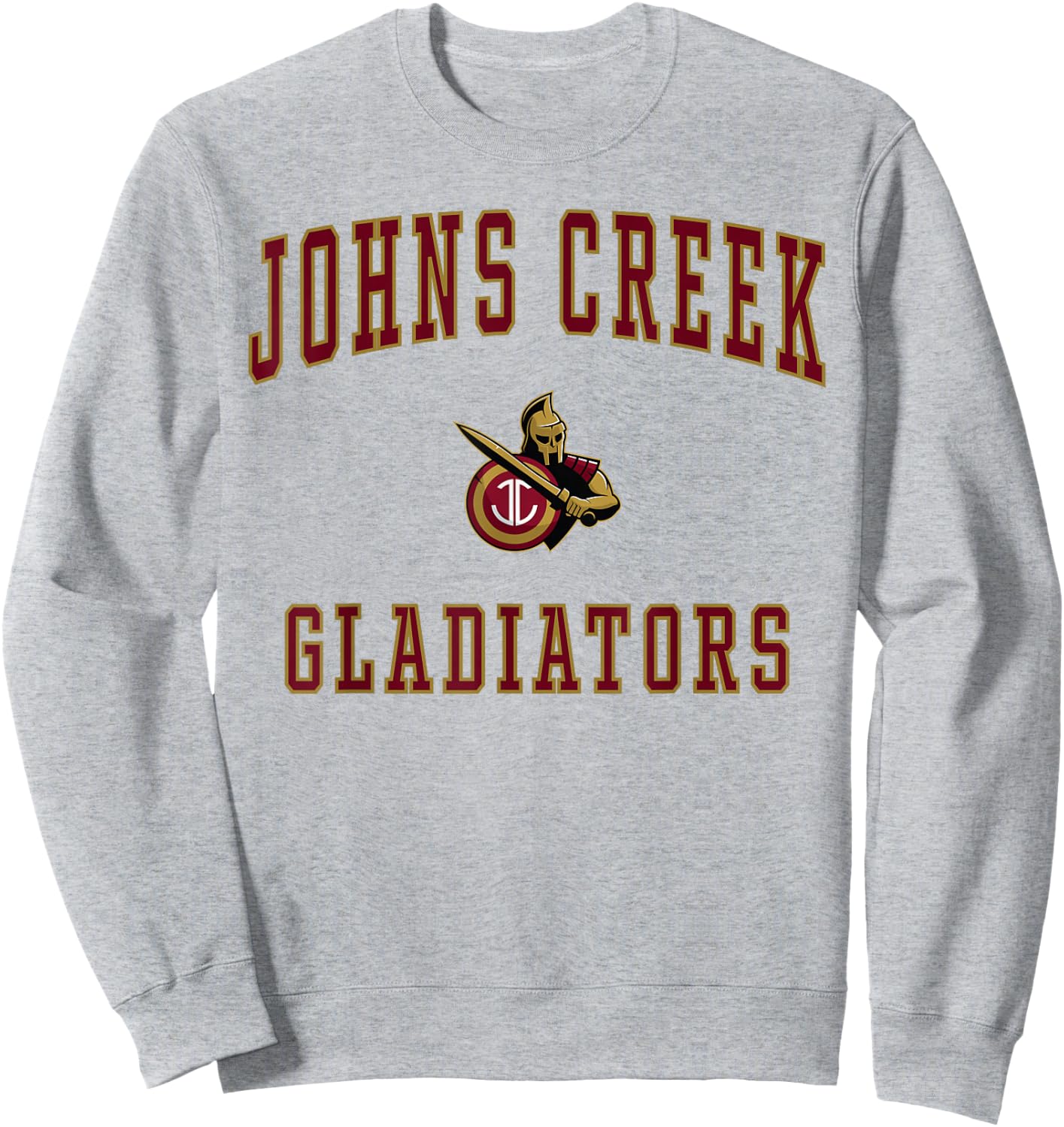 Johns Creek High School Gladiators Sweatshirt - Sweatshirt | Ash