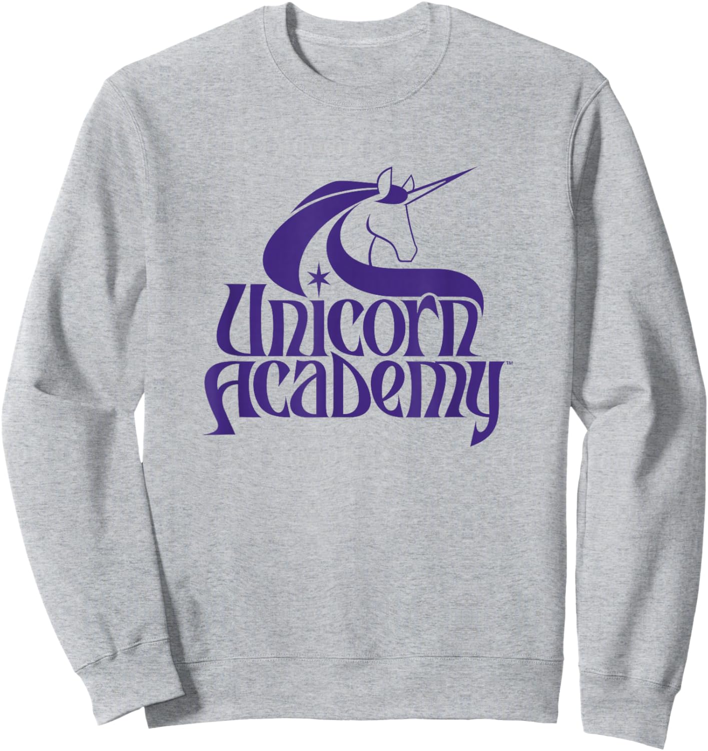 Unicorn Academy Logo Sweatshirt - Sweatshirt | Ash
