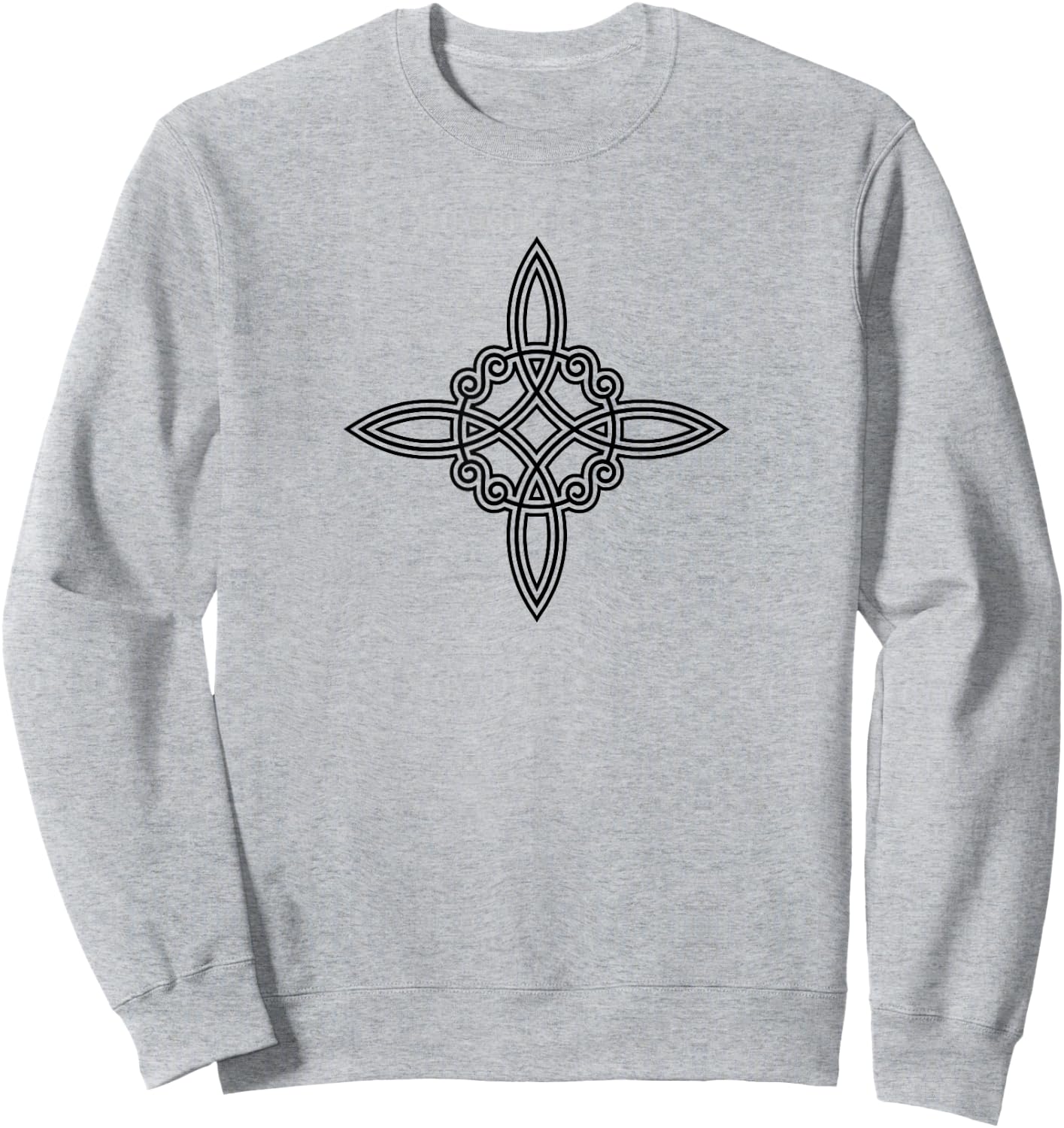 Witch Knot Symbol 4 Elements Wiccan Mystic Magic Sweatshirt - Sweatshirt | Ash