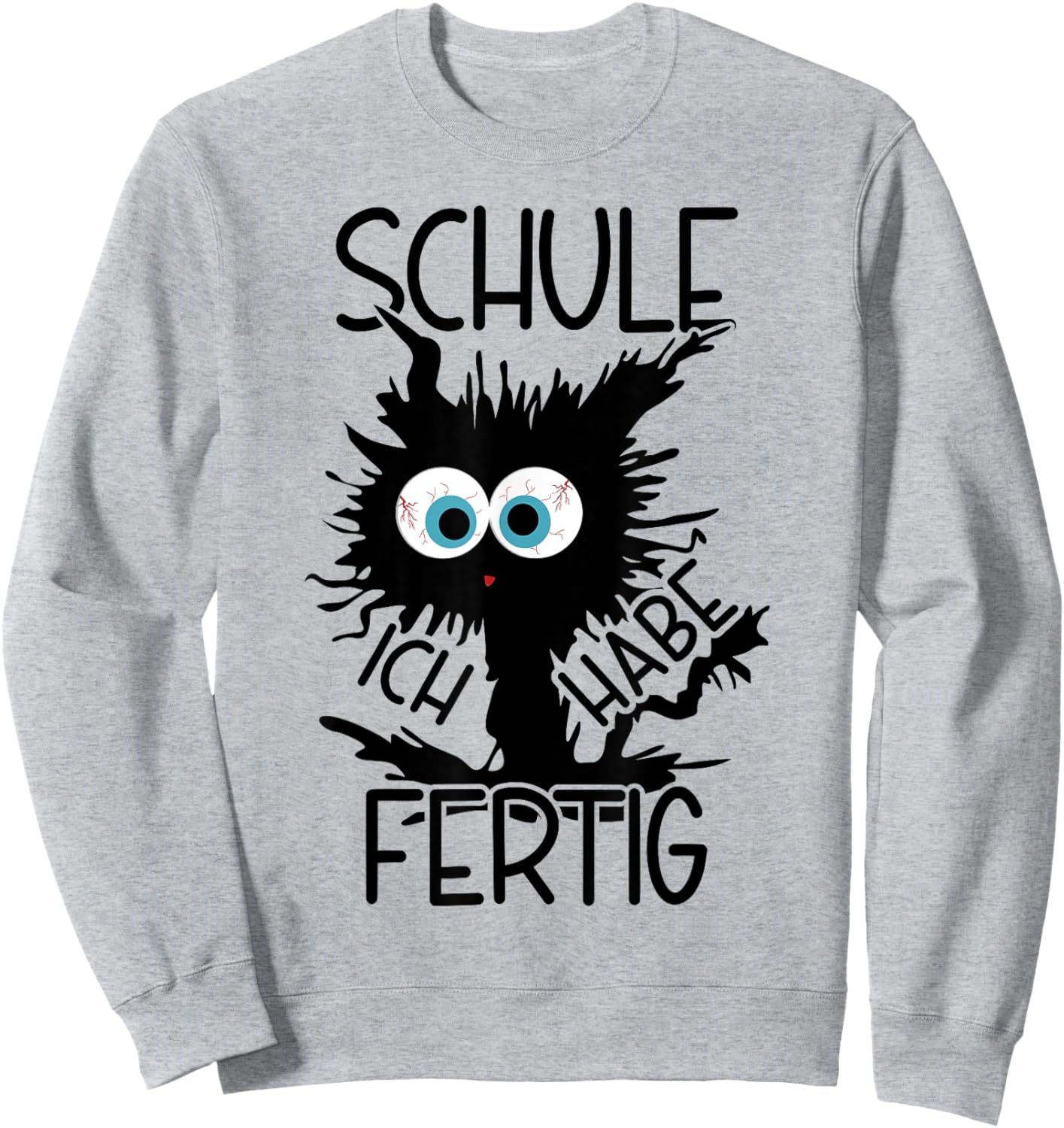 Schulabschluss Abitur Realschule Hauptschule Schule 2026 Sweatshirt - Sweatshirt | Ash