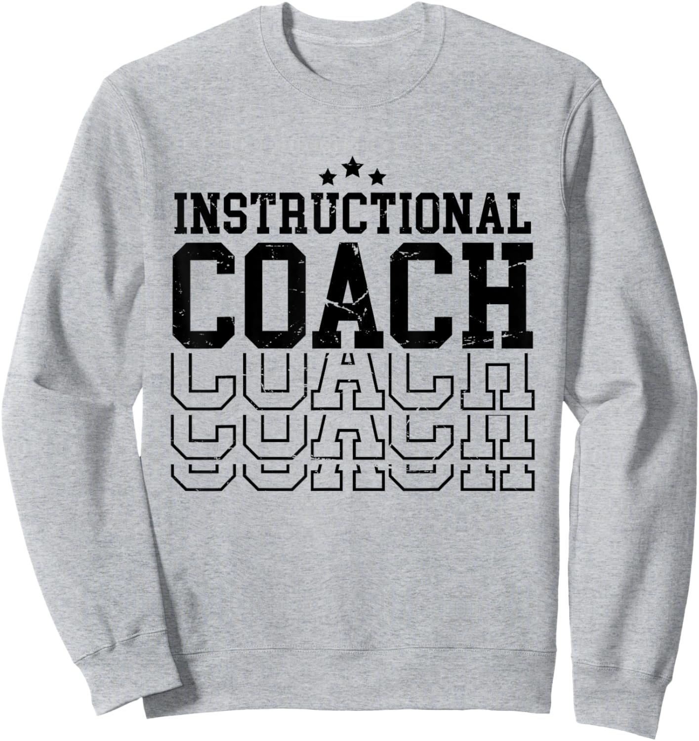 Instructional Coach Back To School Matching Group Sweatshirt - Sweatshirt | Ash