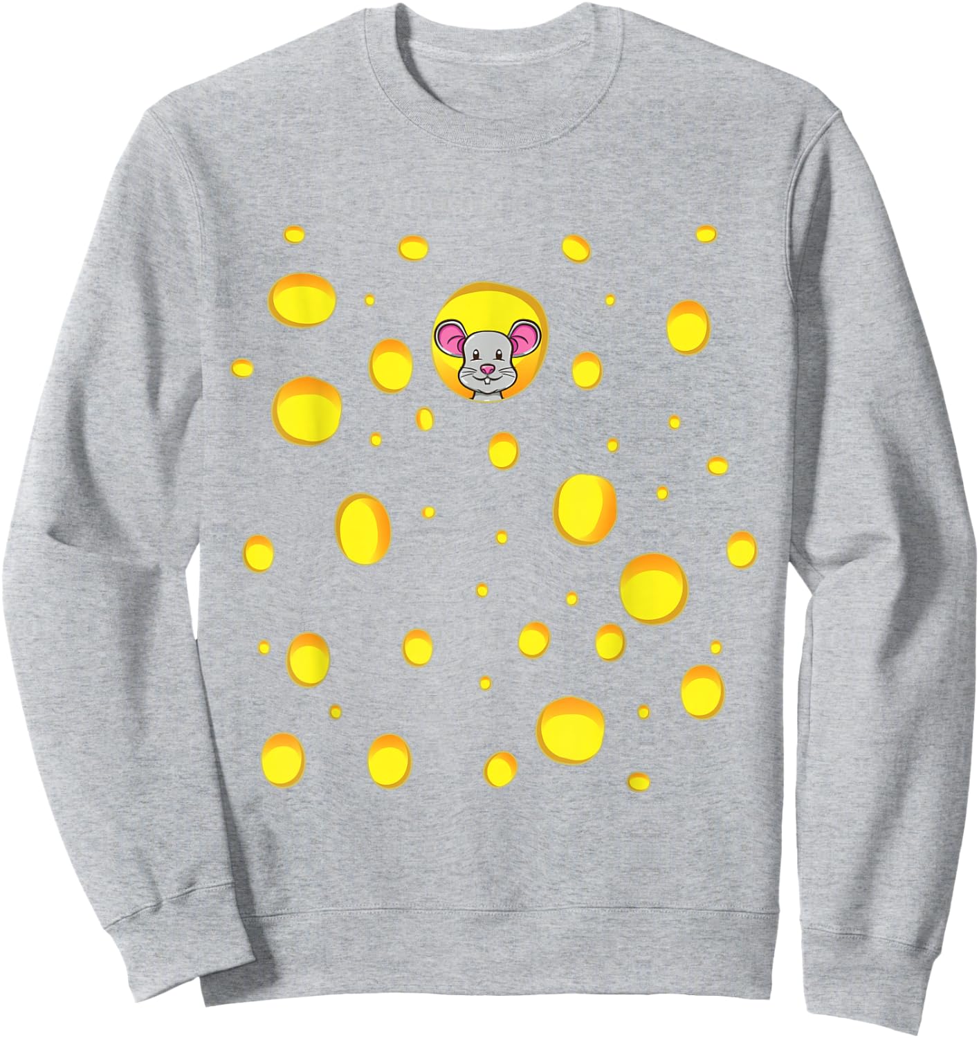 Cheese Costume Halloween Sweatshirt - Sweatshirt | Ash