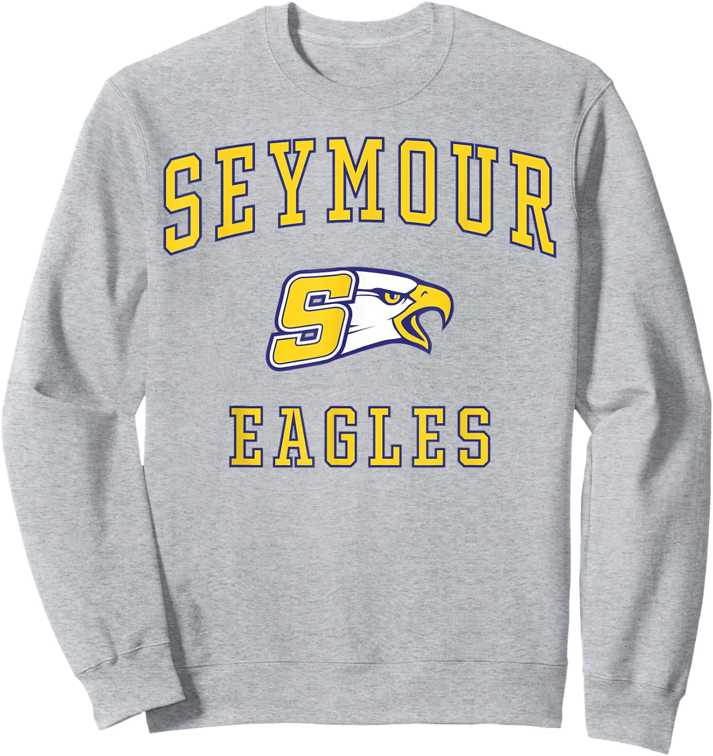 Seymour High School Eagles Sweatshirt - Sweatshirt | Ash