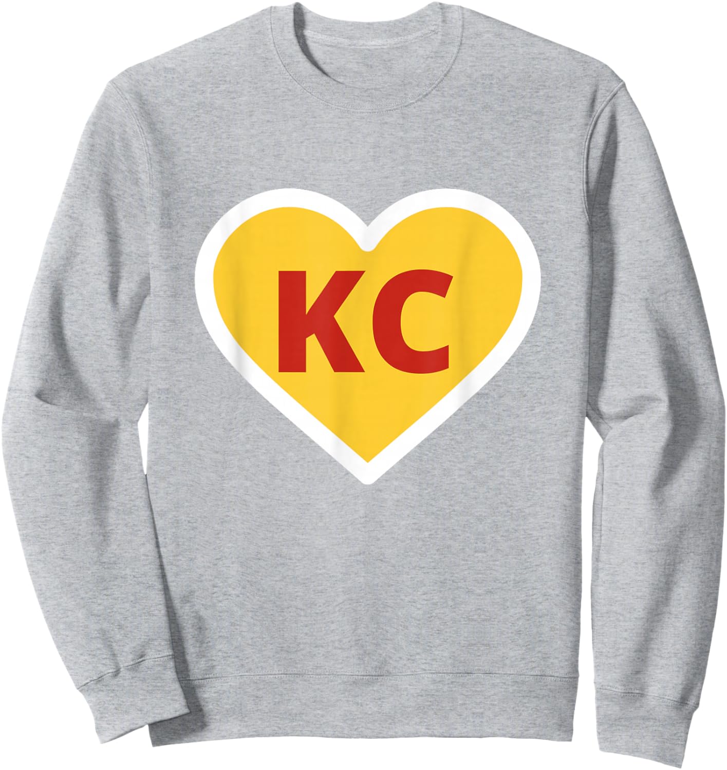 KC MO Heart I Love Sweatshirt - Sweatshirt | Ash