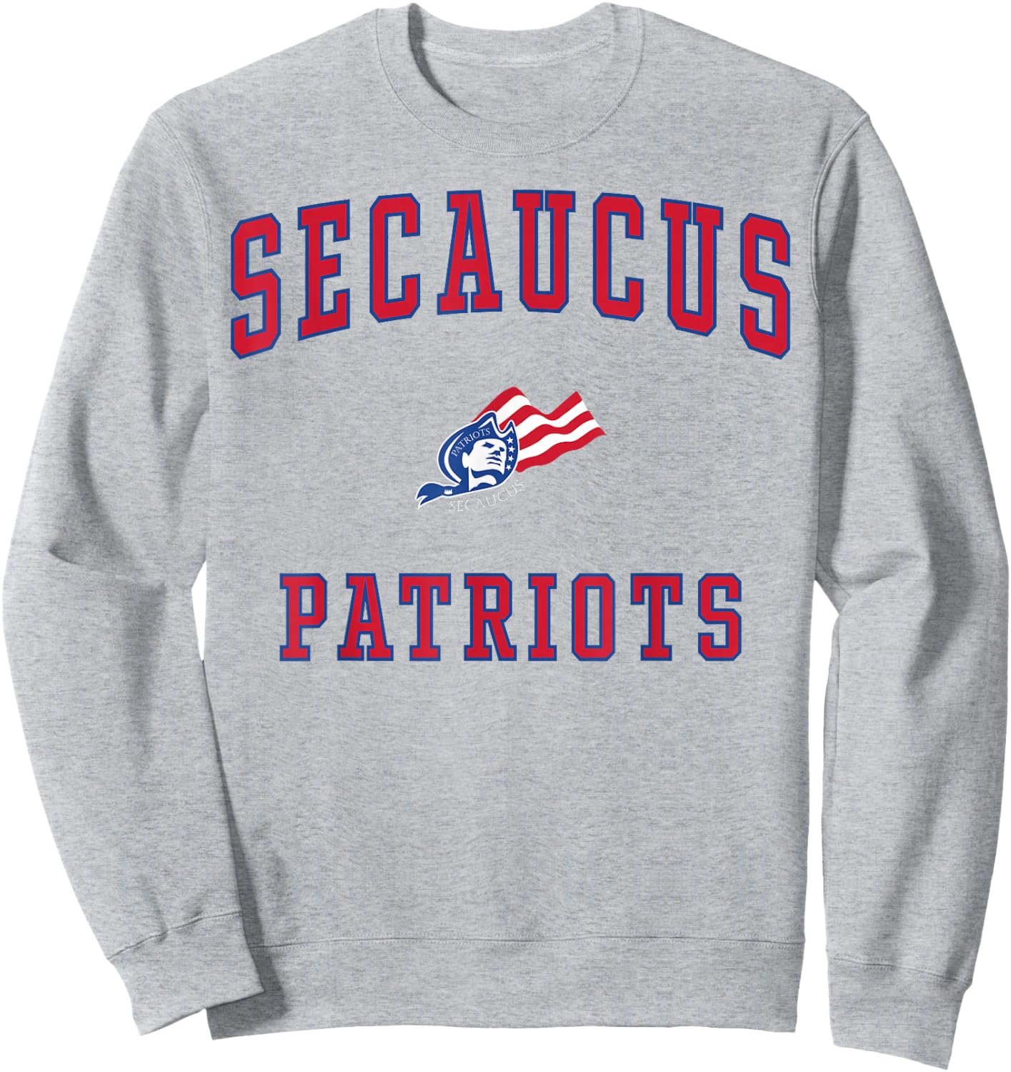 Secaucus High School Patriots Sweatshirt - Sweatshirt | Ash