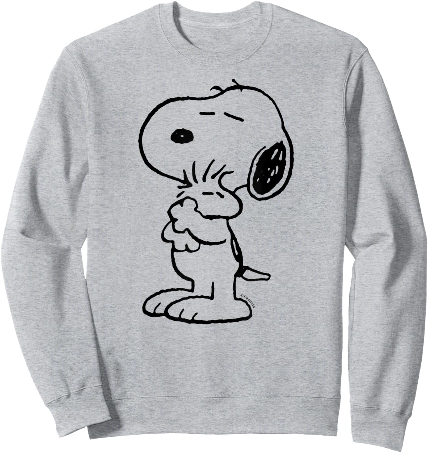 Peanuts - Snoopy Loves Woodstock Sweatshirt - Sweatshirt | Ash