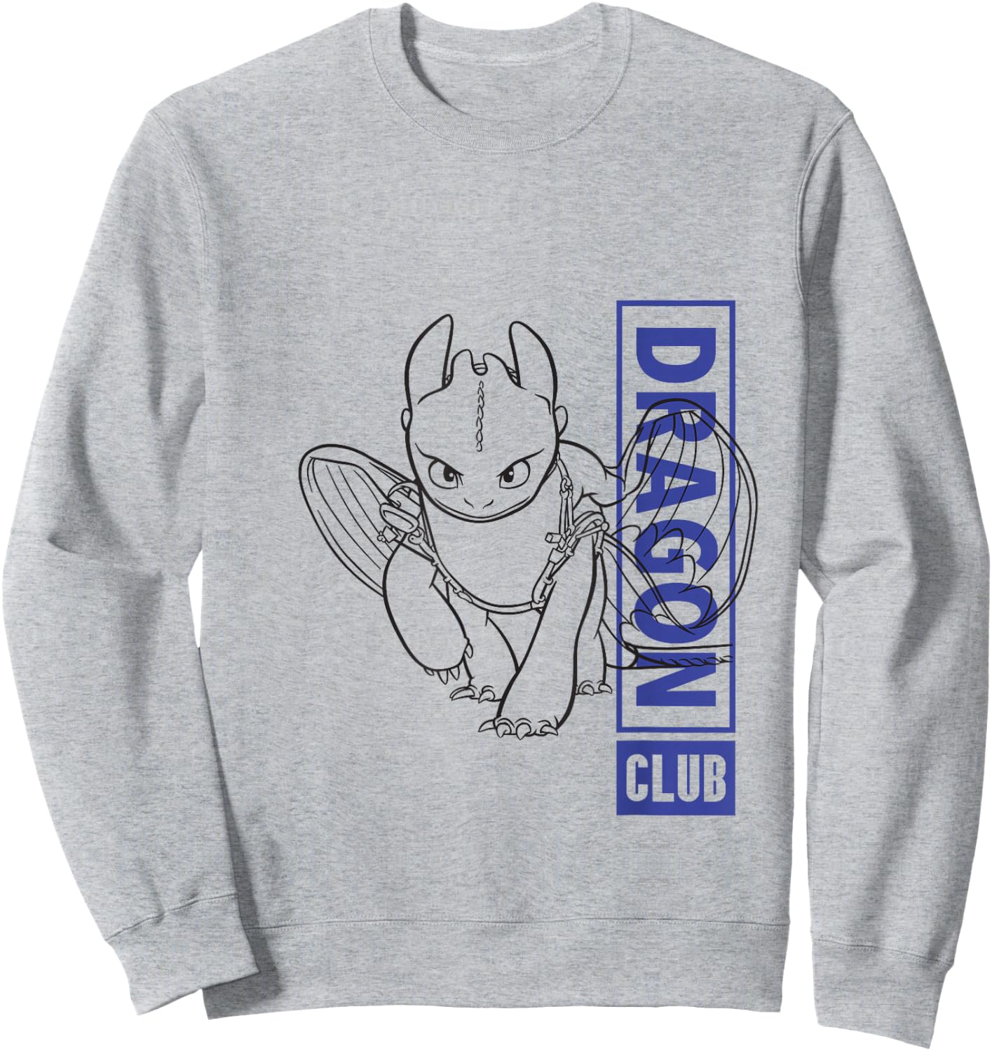 How to Train Your Dragon 3 Hidden World Club Sweatshirt - Sweatshirt | Ash