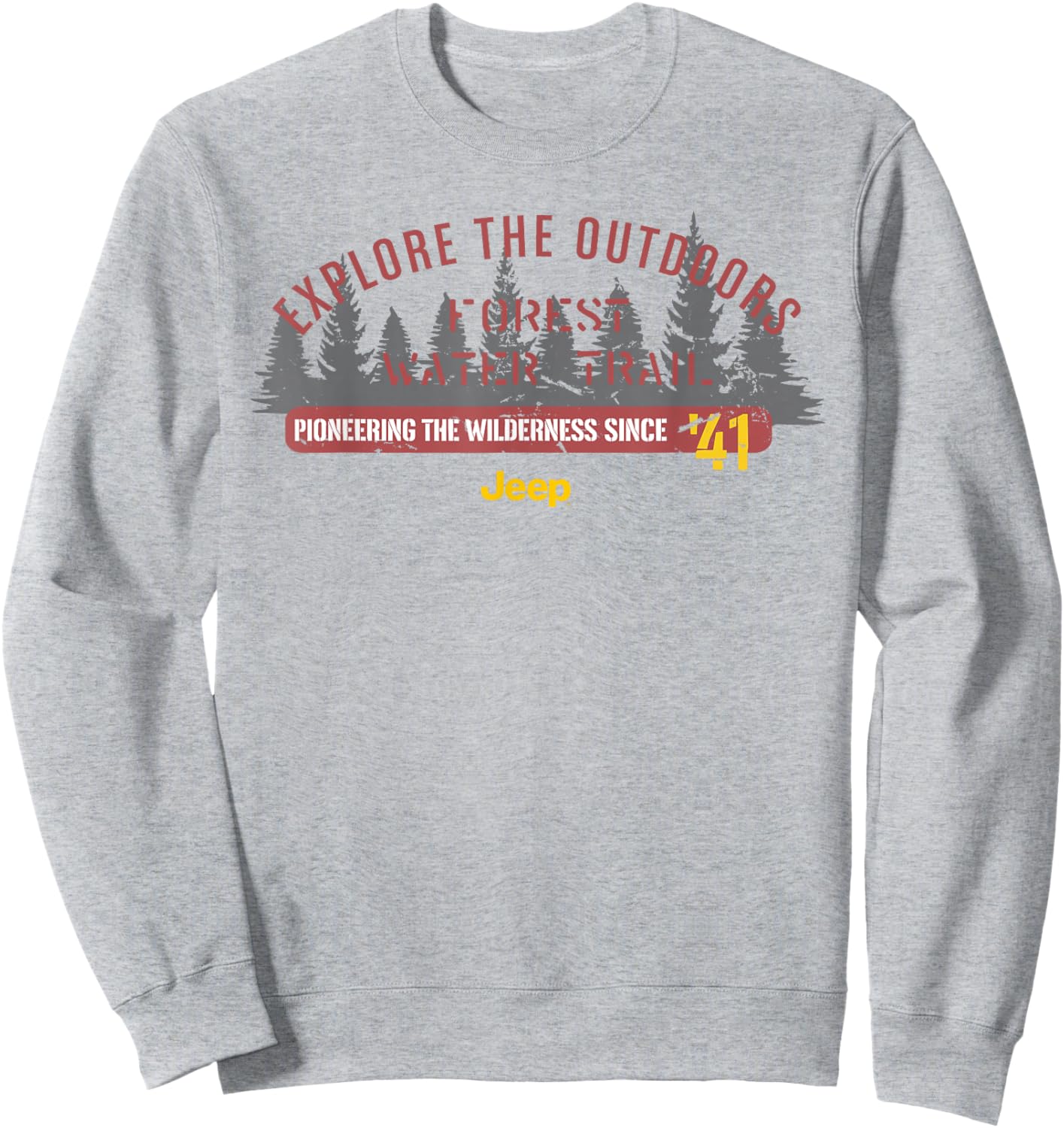Jeep Outdoors Sweatshirt - Sweatshirt | Ash