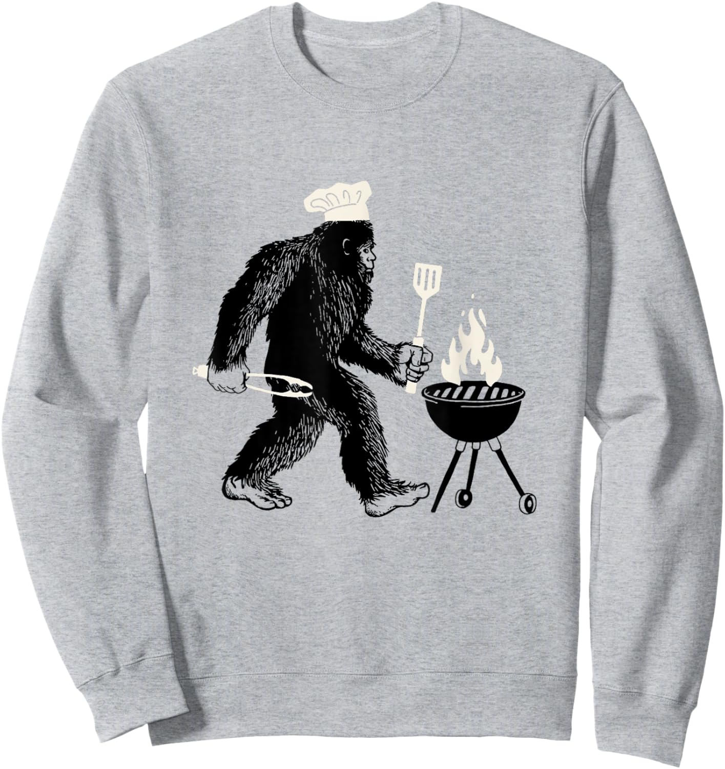 Bigfoot Grill Sweatshirt - Sweatshirt | Ash
