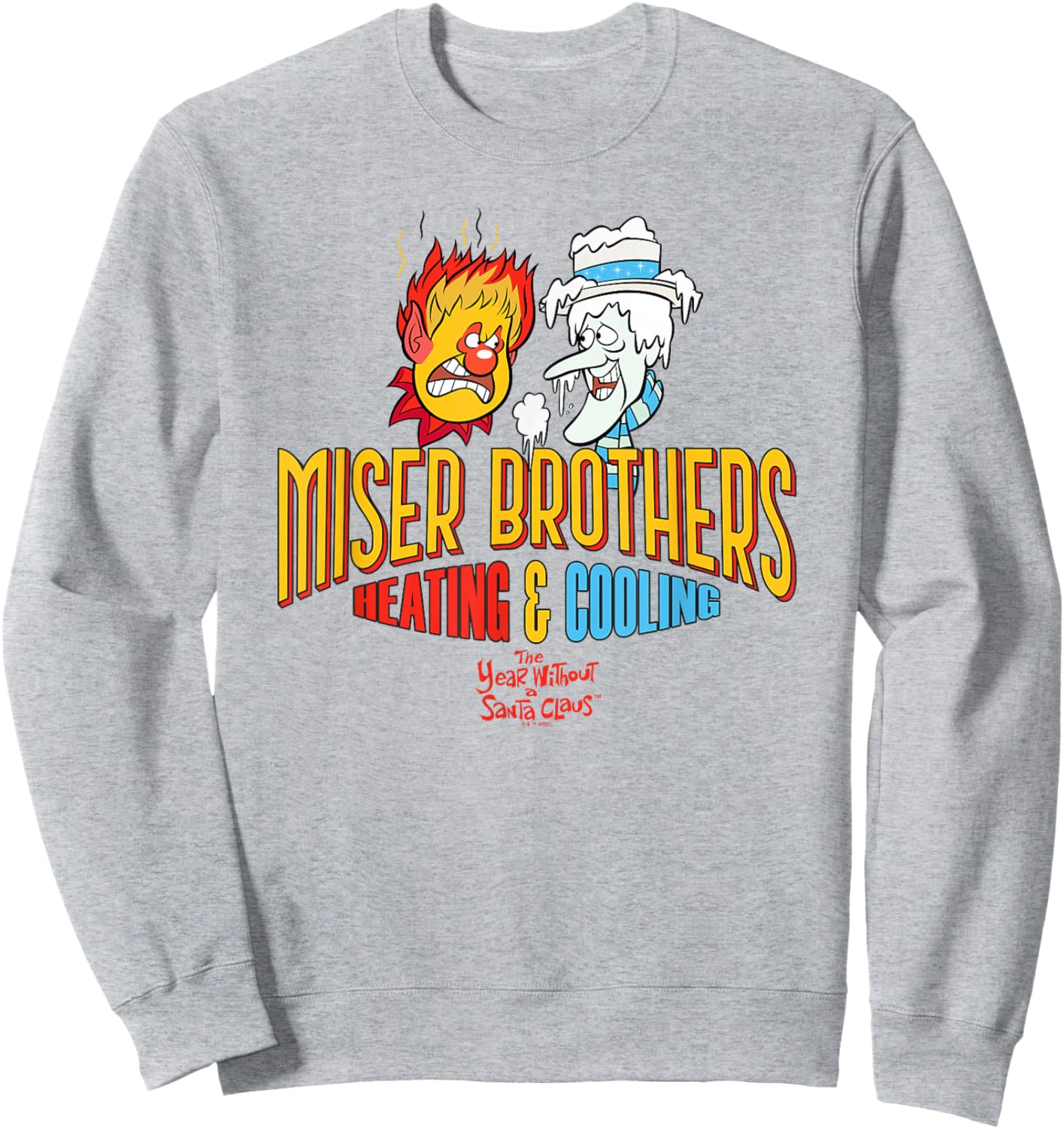 The Year Without a Santa Claus Miser Brothers Sweatshirt - Sweatshirt | Ash