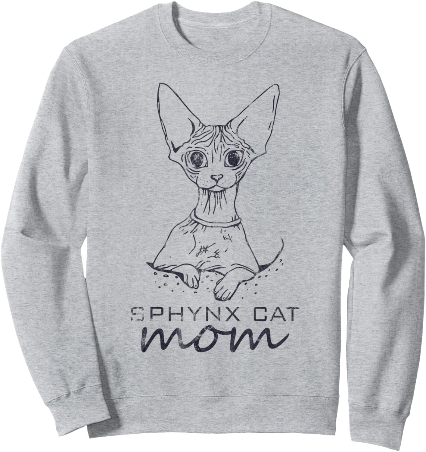 Sphynx Cat Month Pet Lover Funny Animal Cute Sweatshirt - Sweatshirt | Ash