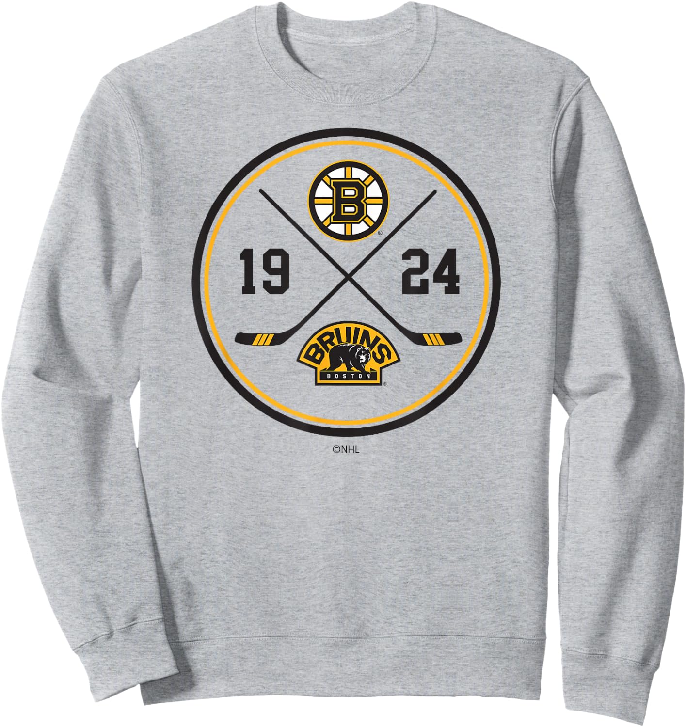Boston Bruins Prize Gray Officially Licensed Sweatshirt - Sweatshirt | Ash