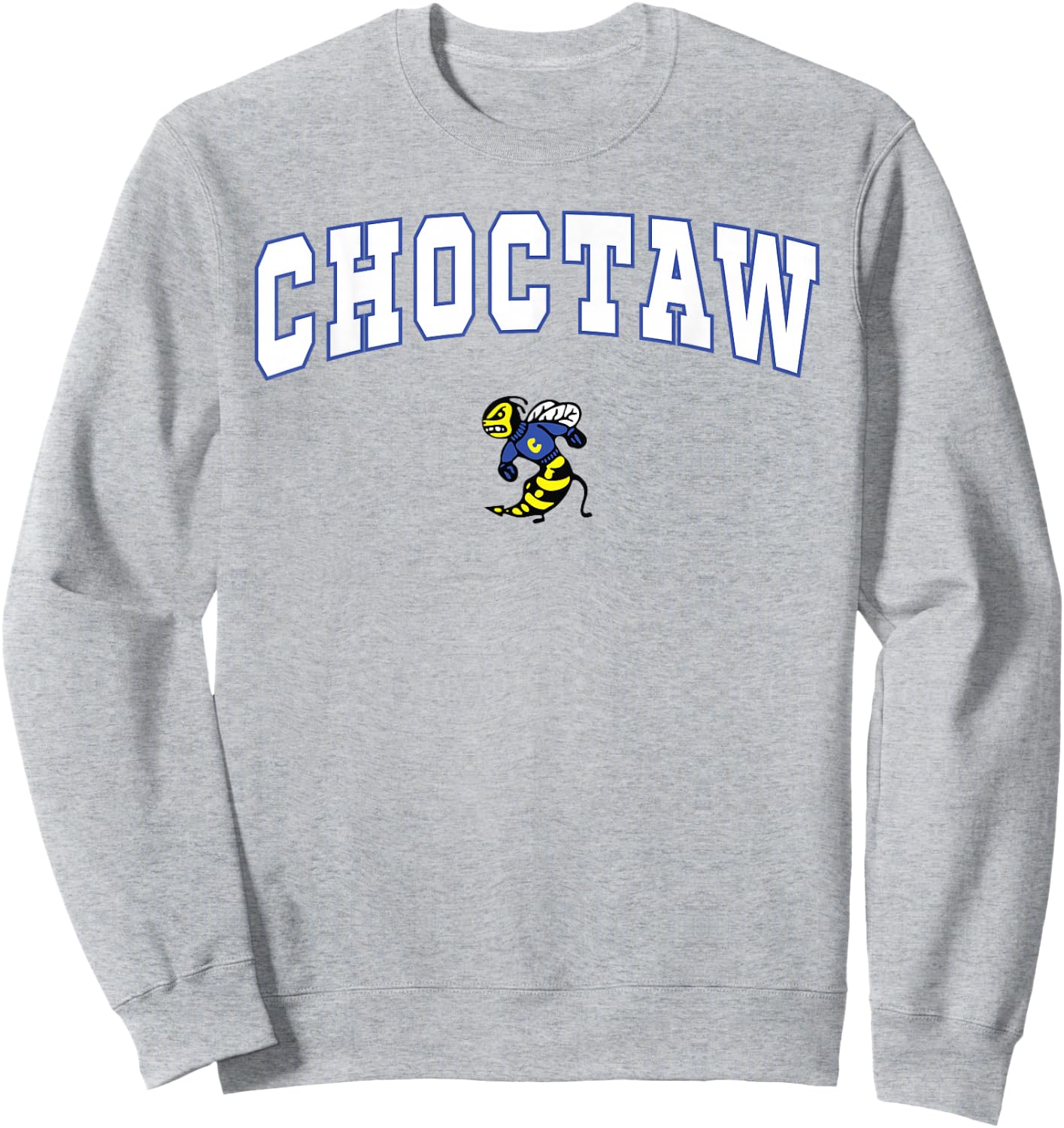 Choctaw High School Yellow Jackets Sweatshirt - Sweatshirt | Ash