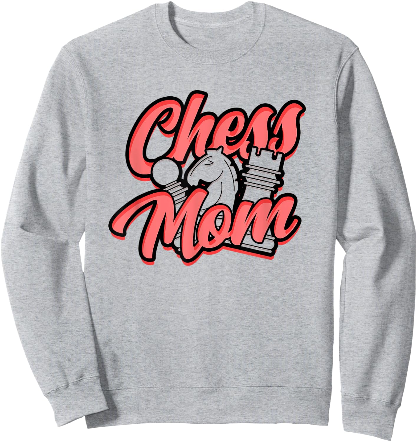 Chess Mom – Mother checkmate Sweatshirt - Sweatshirt | Ash