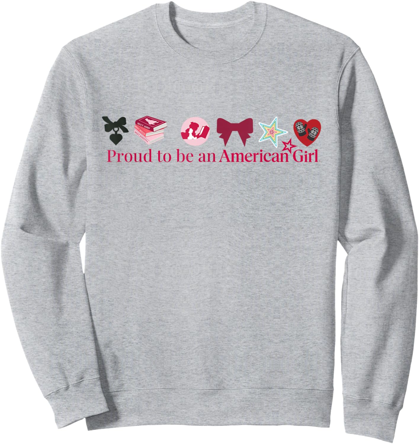 American Girl - Proud to be an American Girl Icons Sweatshirt - Sweatshirt | Ash