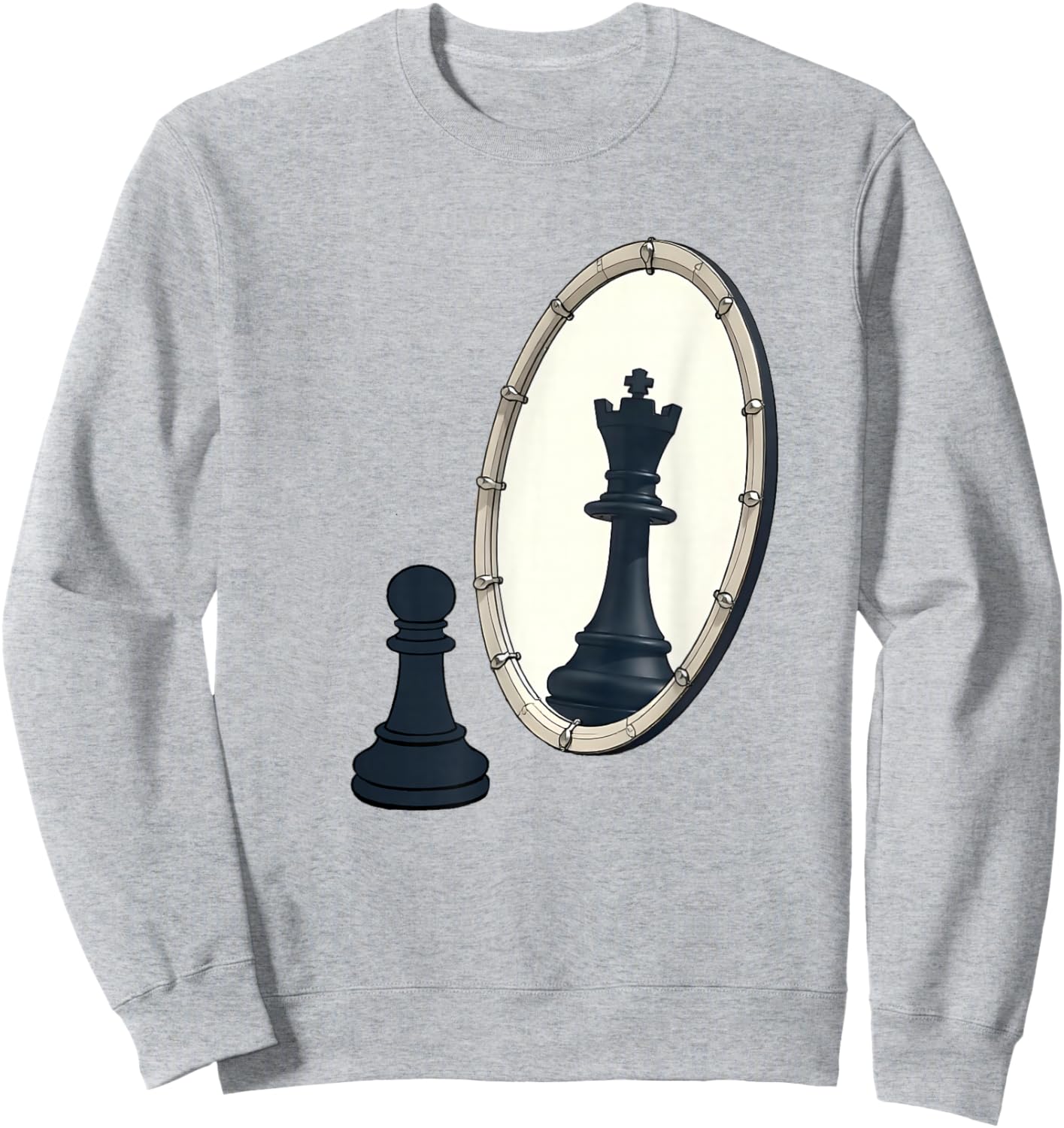 Chess - Chess Player Board Game Peices Sweatshirt - Sweatshirt | Ash