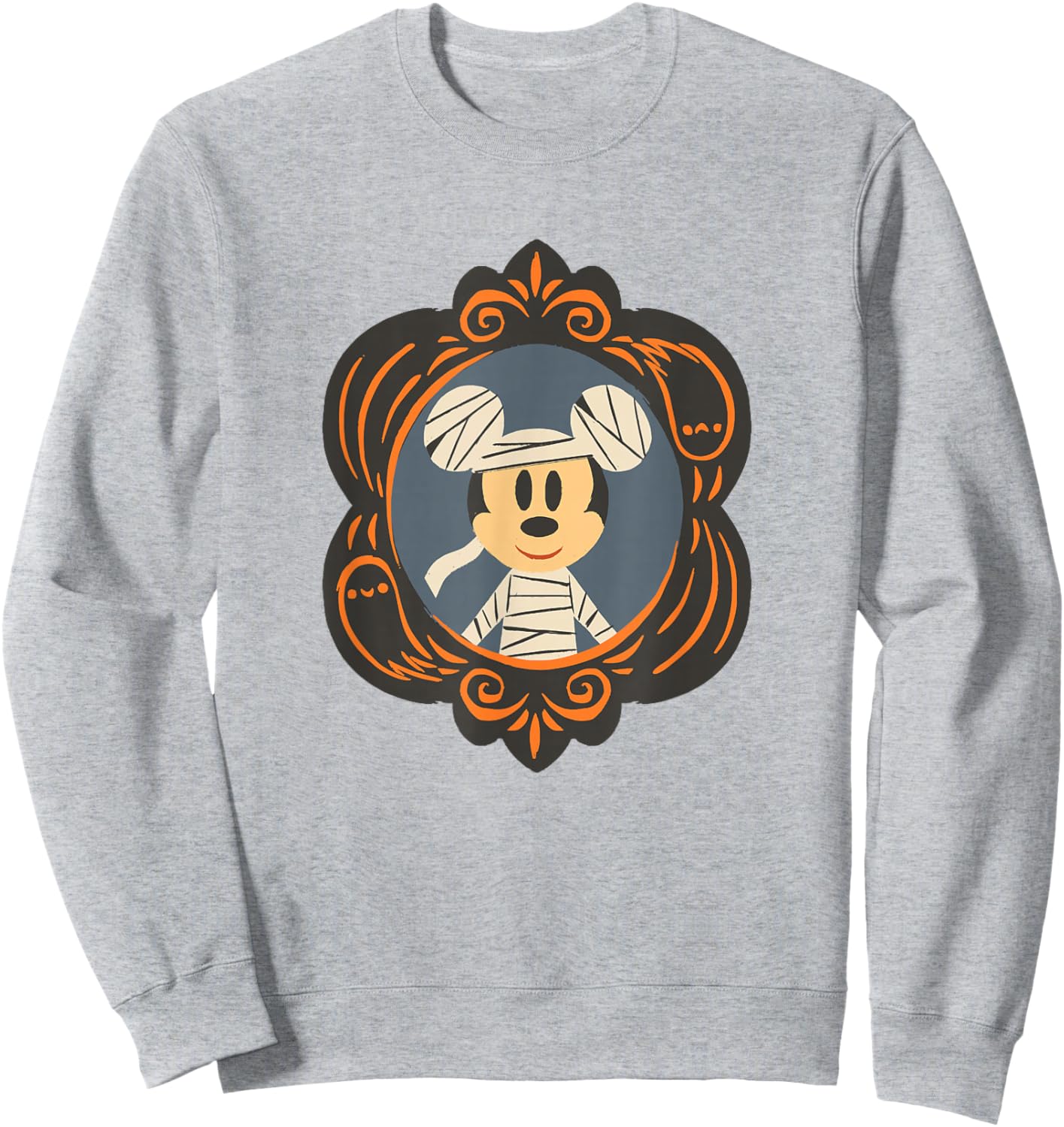 Disney Mickey And Friends Halloween Mummy Costume Mirror Sweatshirt - Sweatshirt | Ash