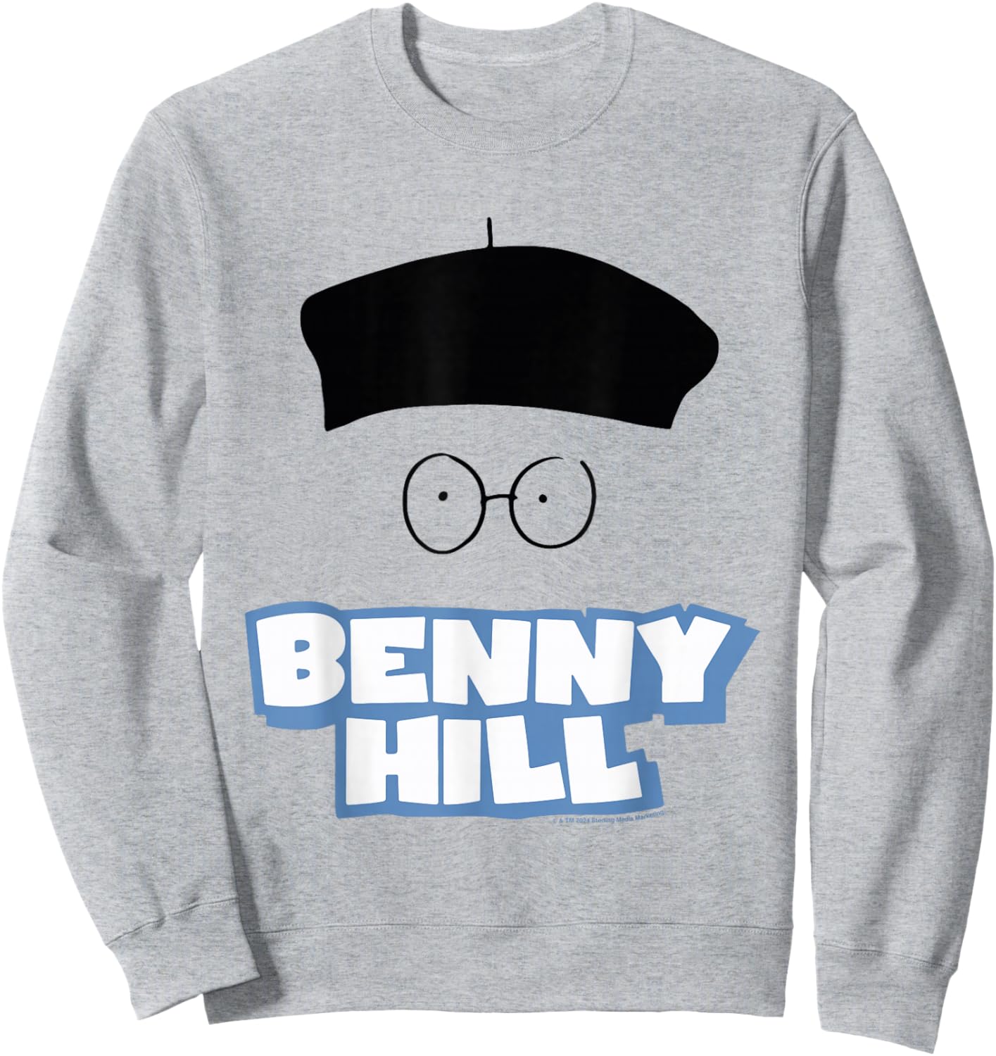 Comedian Classic Specs and Beret Sweatshirt - Sweatshirt | Ash