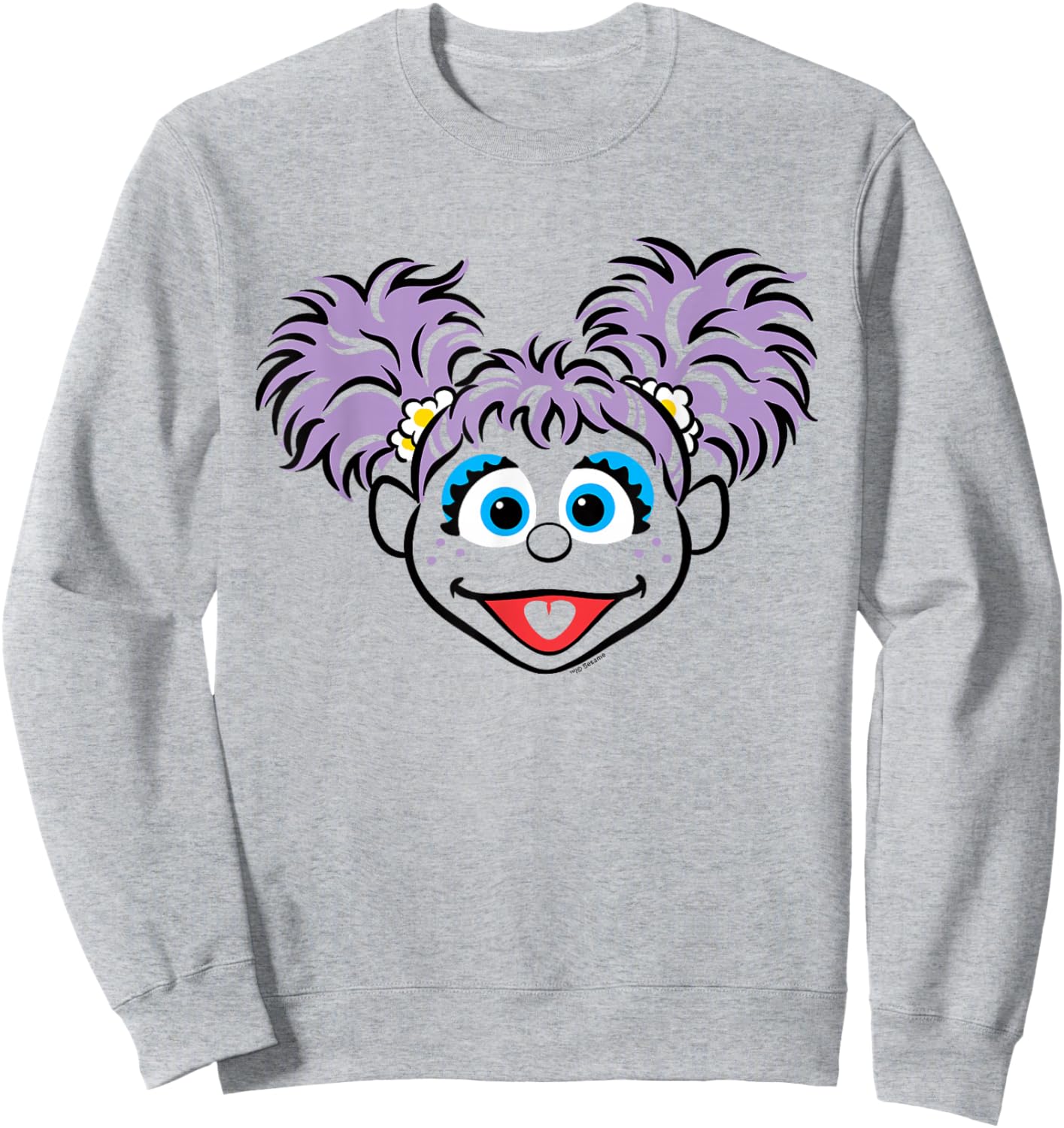 Sesame Street Abby Cadabby Full Face Halloween Costume Sweatshirt - Sweatshirt | Ash