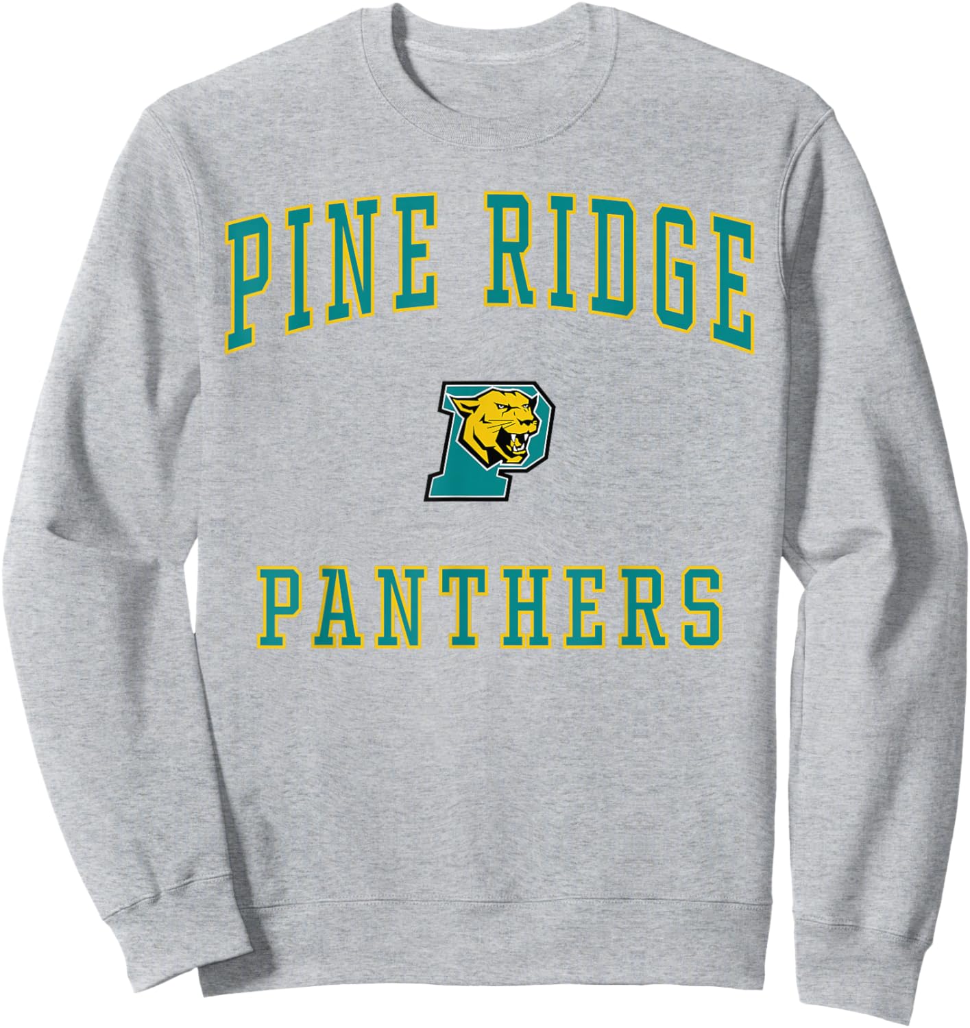 Pine Ridge High School Panthers Sweatshirt - Sweatshirt | Ash