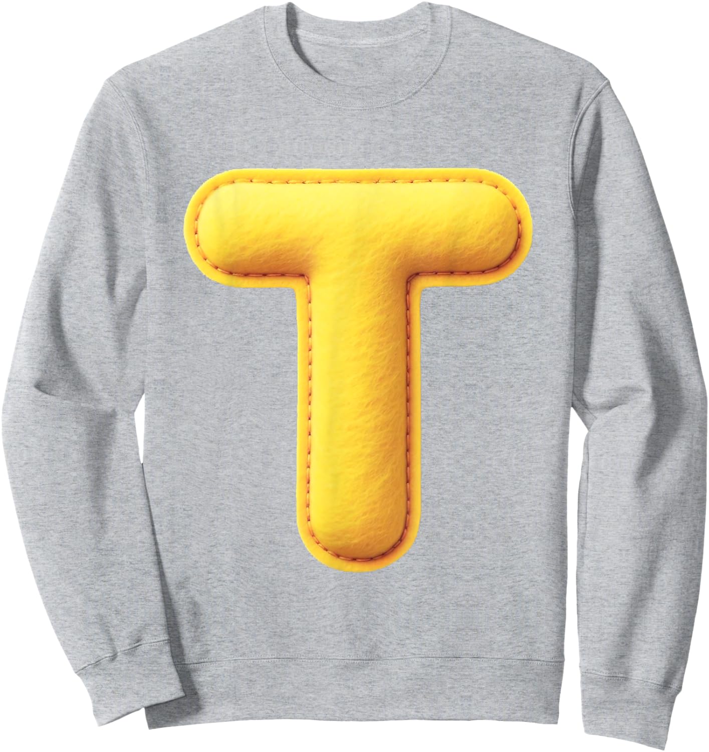 Letter T Funny Chipmunk Group Matching Halloween Costume Sweatshirt - Sweatshirt | Ash
