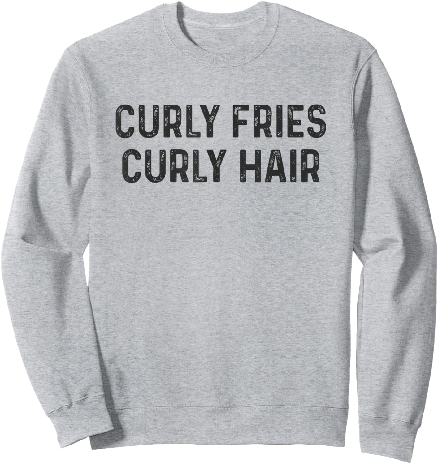 Curly Fries Curly Hair Sweatshirt - Sweatshirt | Ash