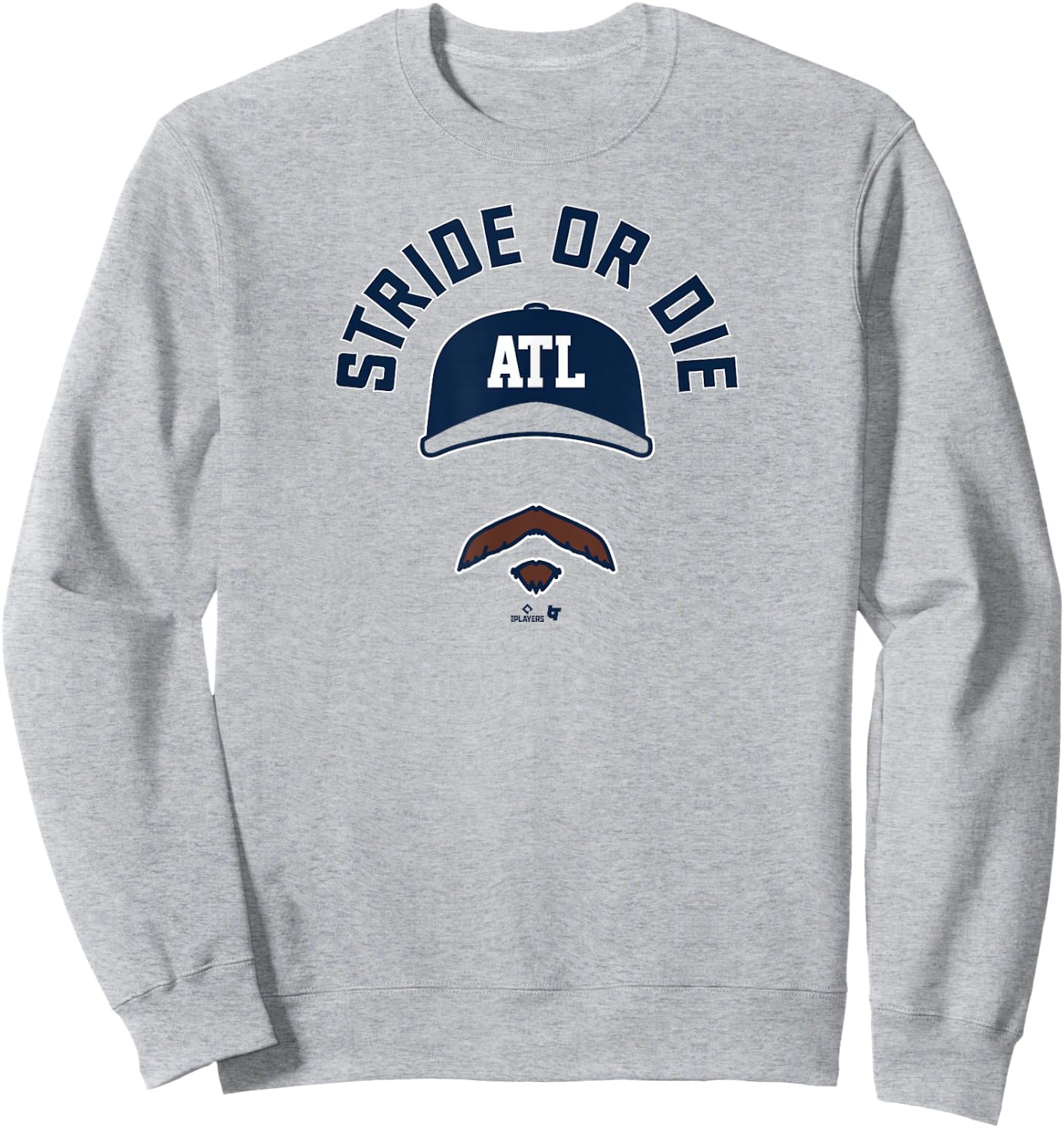 BreakingT Spencer Strider: Stride Or Die Adult Red Short Sleeve - Small Sweatshirt - Sweatshirt | Ash