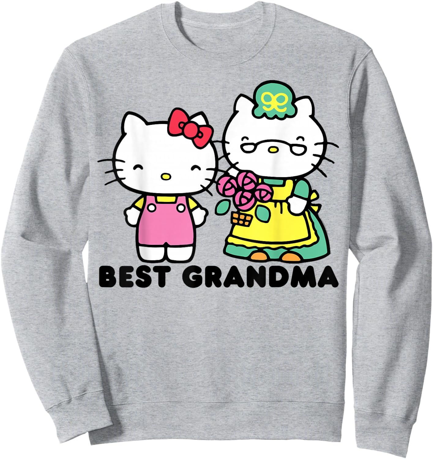 Hello Kitty Best Grandma Sweatshirt - Sweatshirt | Ash