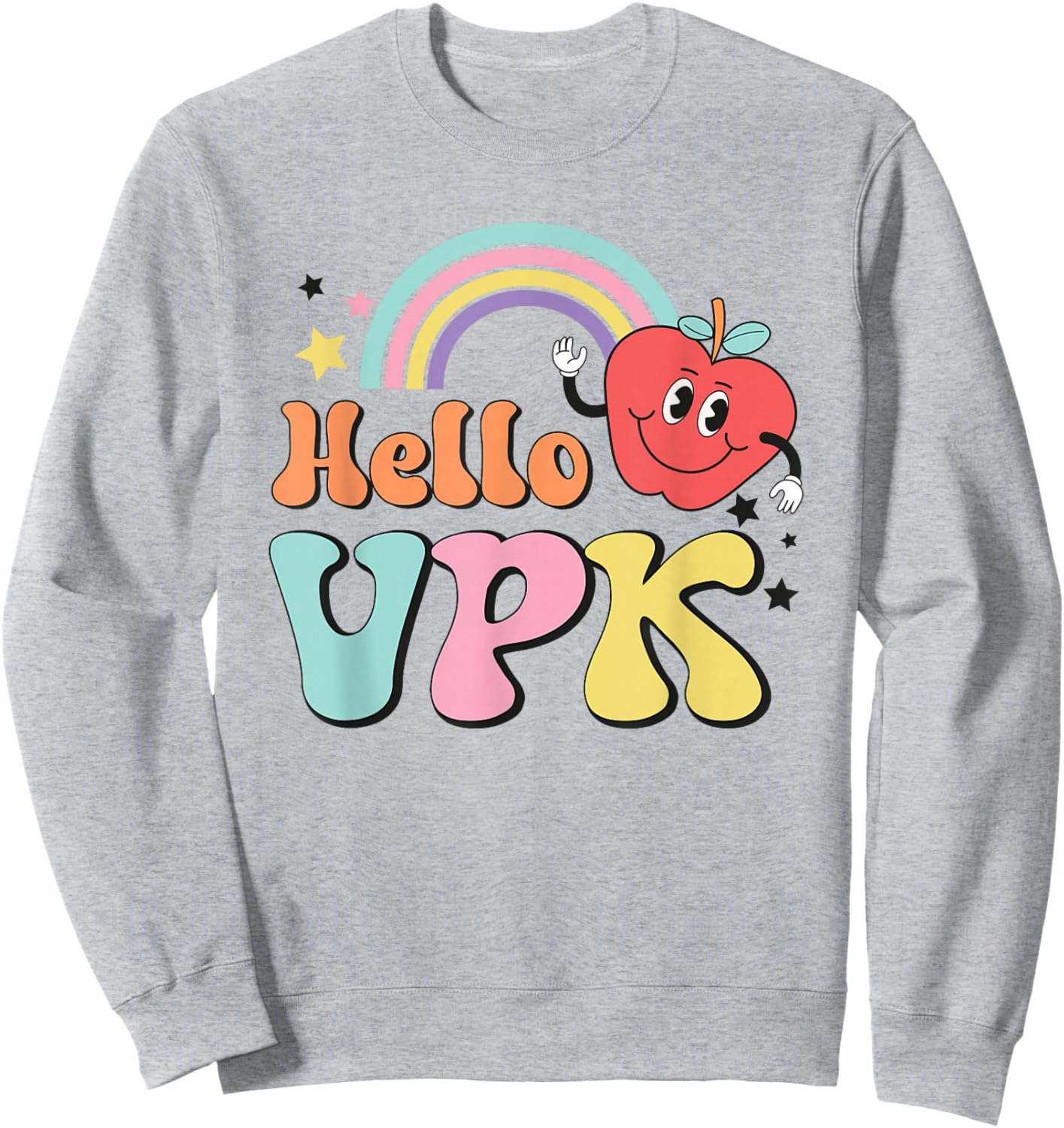 VPK Back to School 1st Day of School Prekindergarten Kids Sweatshirt - Sweatshirt | Ash