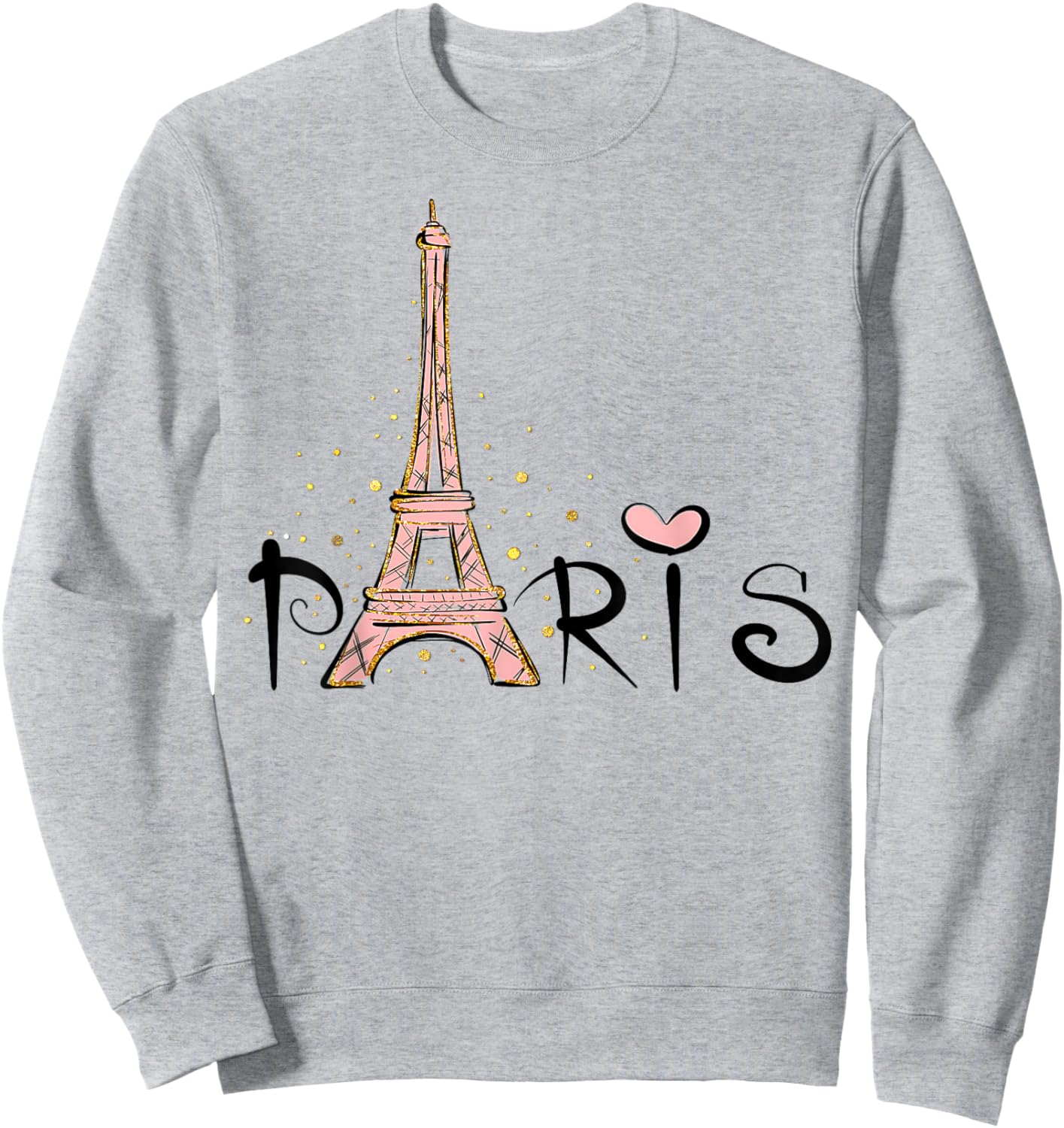 Eiffel Tower Paris Girls Guys Travel Holiday France Souvenir Sweatshirt - Sweatshirt | Ash