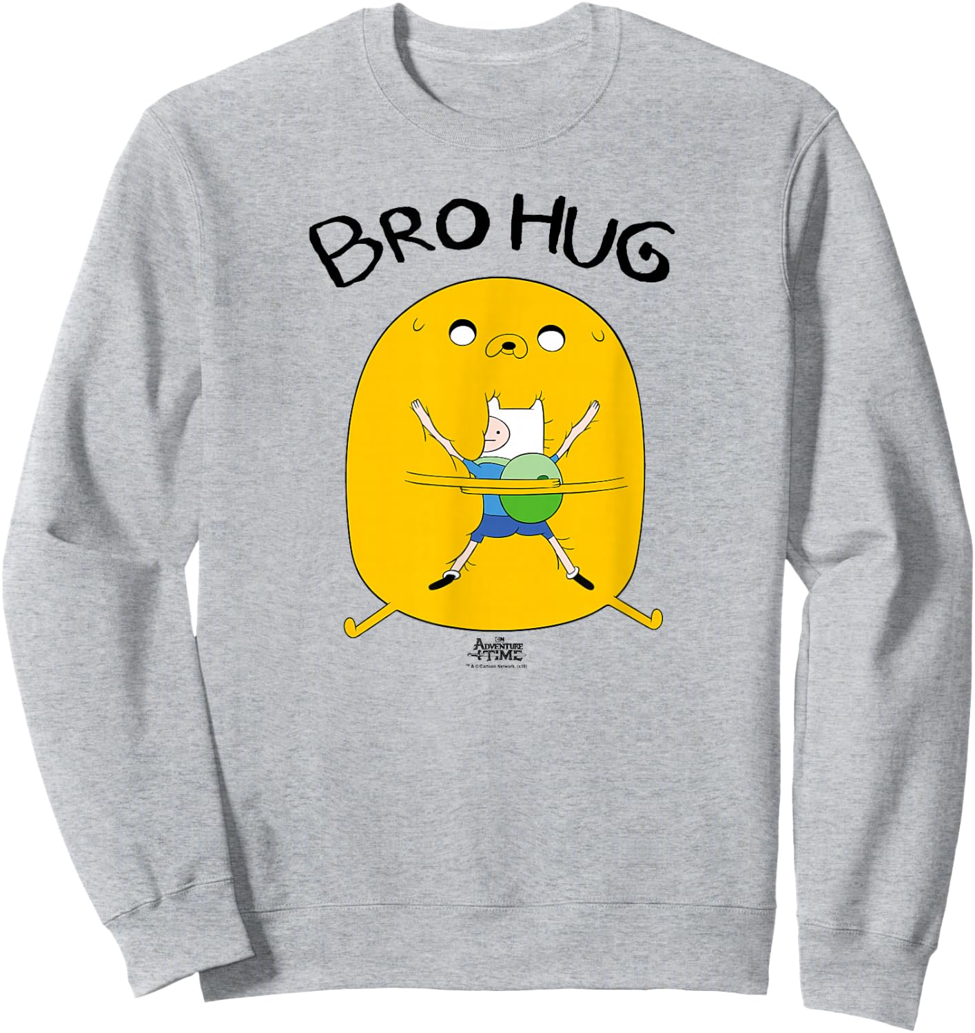 Adventure Time Jake Bro Hug Sweatshirt - Sweatshirt | Ash