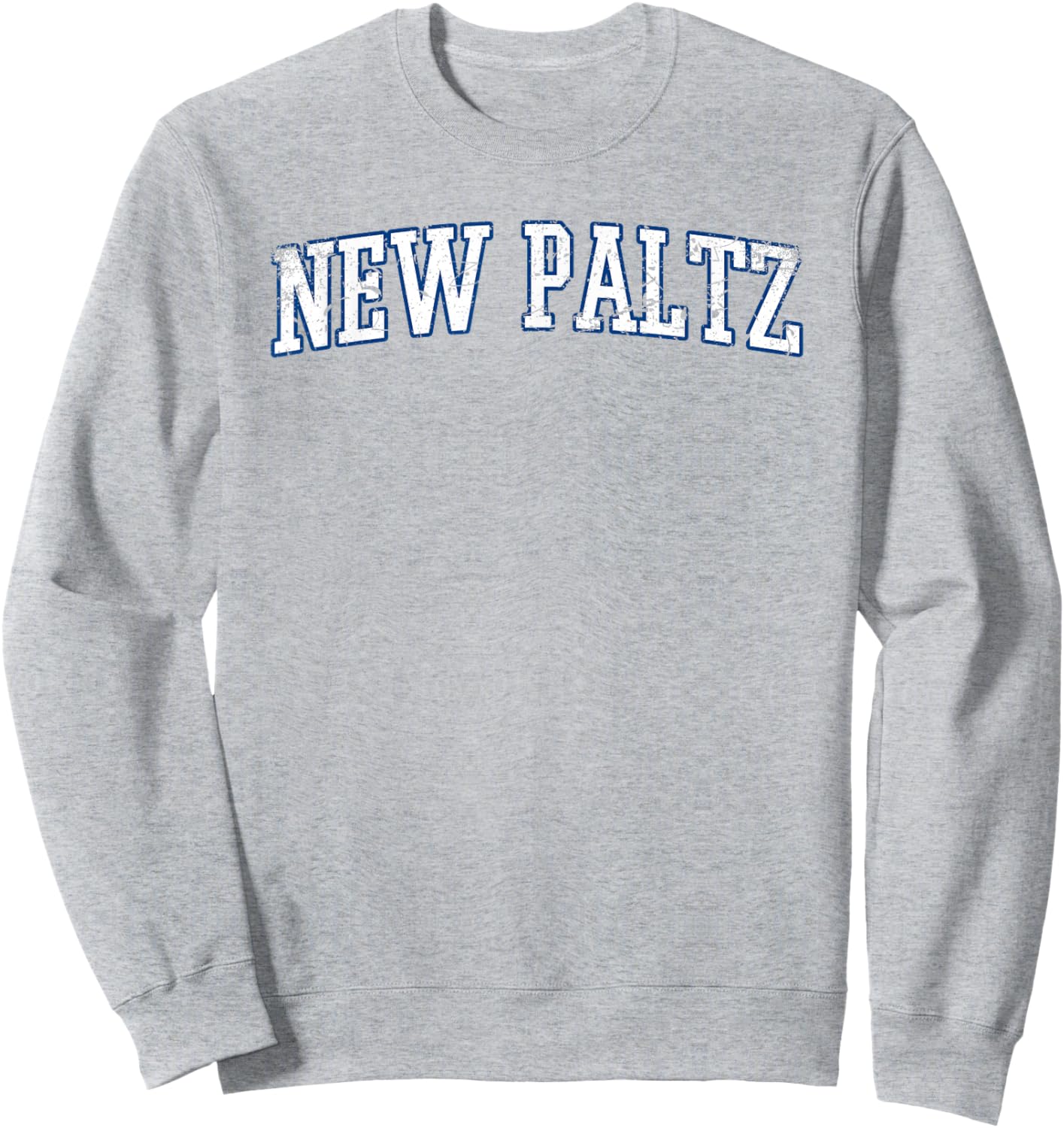 New Paltz NY- Throwback Design - Vintage Worn Classic Sweatshirt - Sweatshirt | Ash