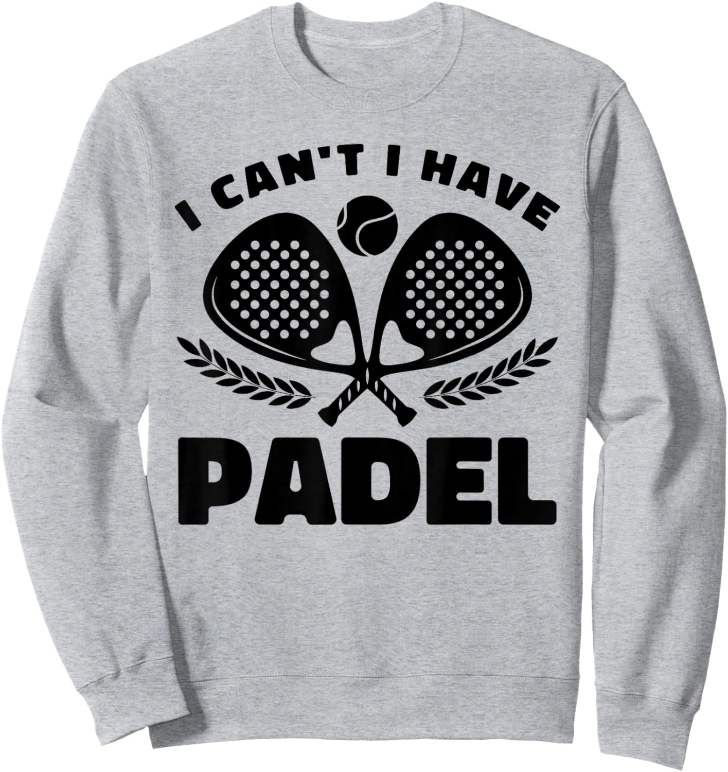 Padel Tennis - Ball Squash Racquet Padel Sweatshirt - Sweatshirt | Ash
