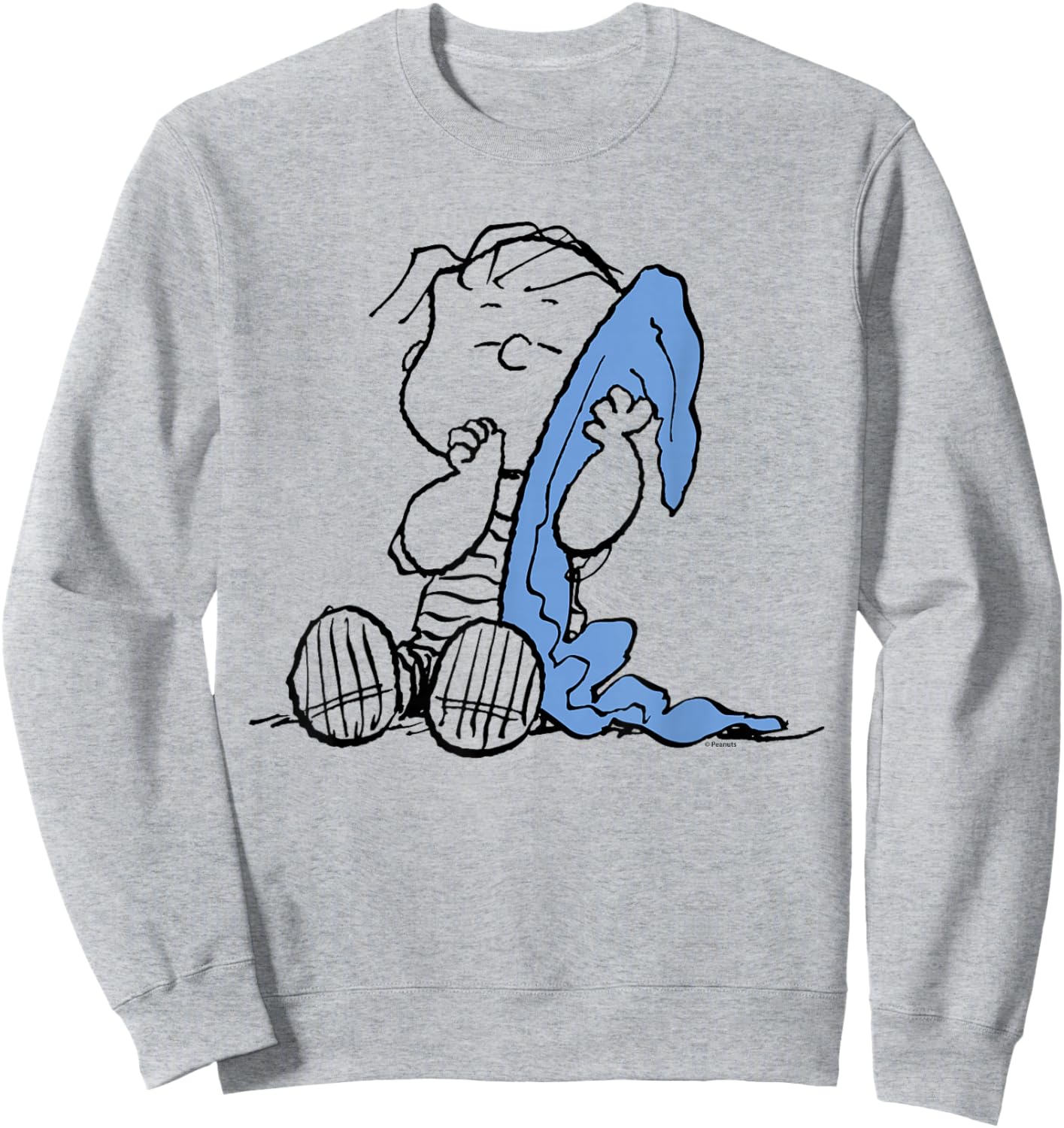 Peanuts - Linus Blanket Sweatshirt - Sweatshirt | Ash