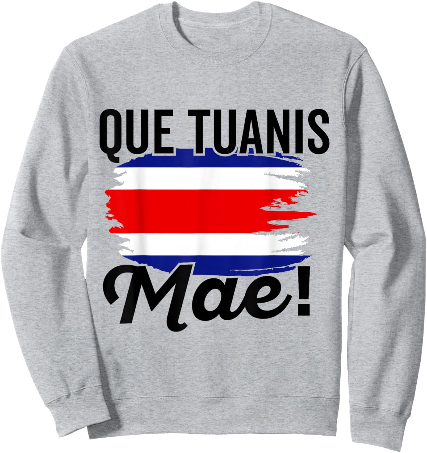 Costa Rica Flag Men Women Costa Rican Camiseta Hombre Mujer Sweatshirt - Sweatshirt | Ash