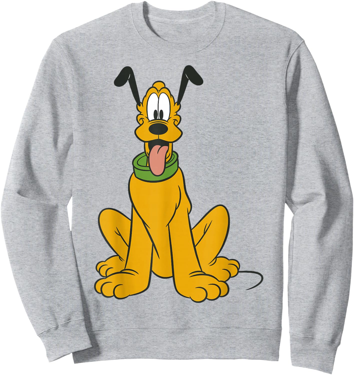 Disney Mickey Mouse Pluto The Dog Portrait Sweatshirt - Sweatshirt | Ash