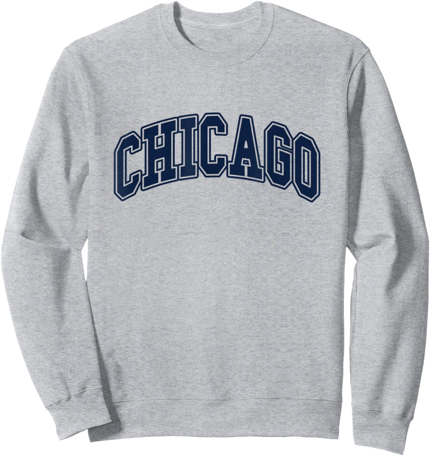 CHICAGO - Throwback Design - Classic Sweatshirt - Sweatshirt | Ash