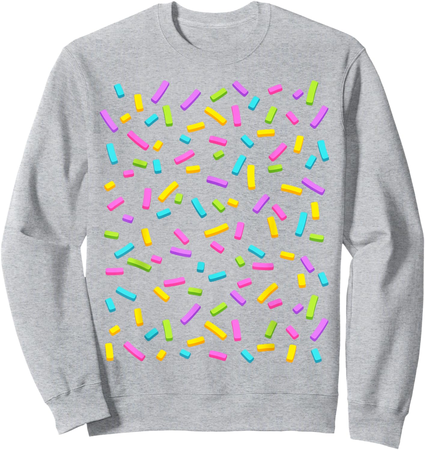 Ice Cream Sprinkles Costume Shirt Adult Men Women Kids Sweatshirt - Sweatshirt | Ash