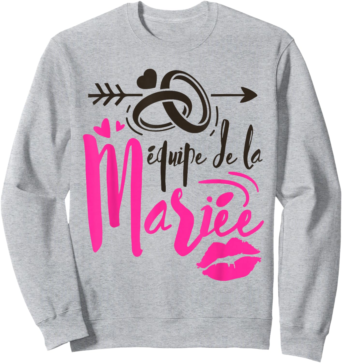 Team Bride EVJF Team Bride Future Bride Team , white, S Sweatshirt - Sweatshirt | Ash