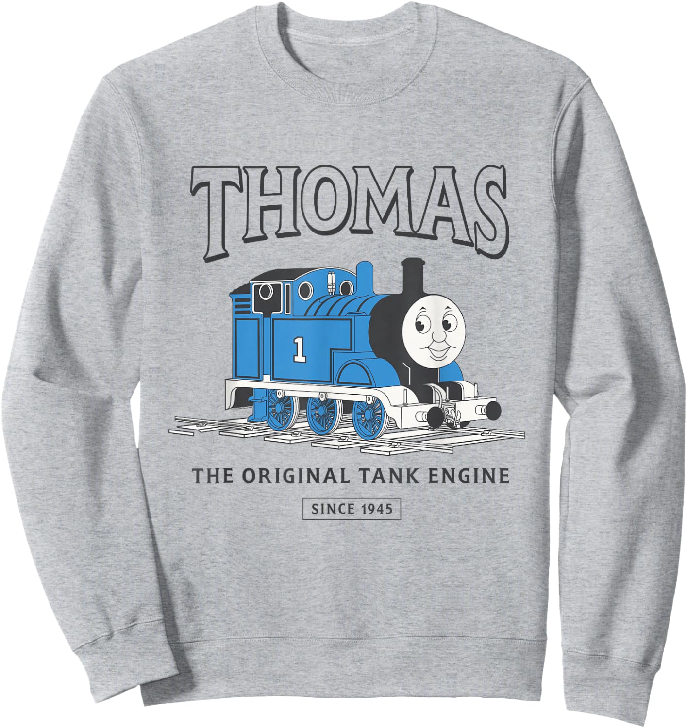 Thomas & Friends - Thomas The Original Tank Engine Sweatshirt - Sweatshirt | Ash