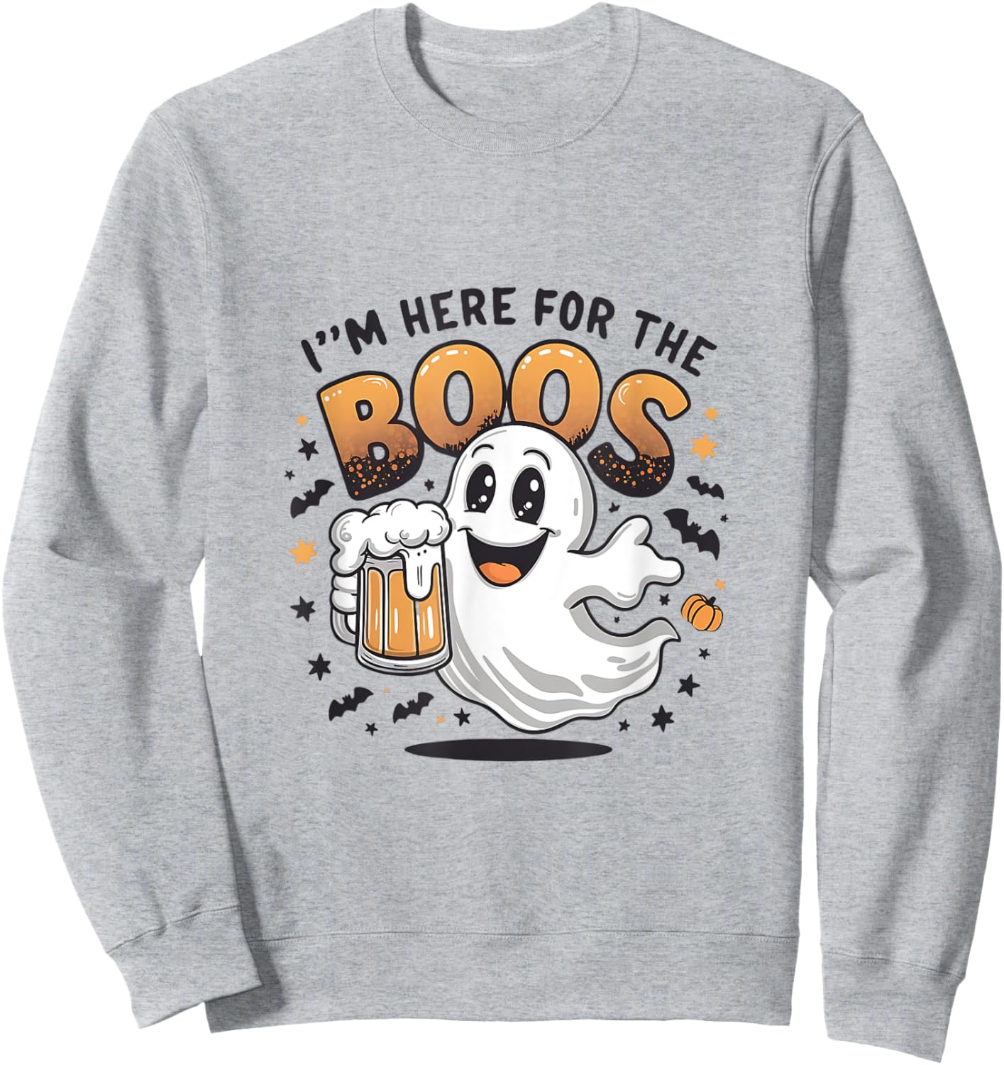 I'm Just Here For The Boos Halloween Sweatshirt - Sweatshirt | Ash
