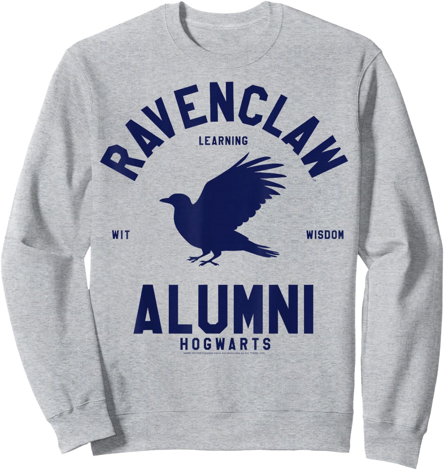 Harry Potter House Ravenclaw Alumni Collegiate Hogwarts Sweatshirt - Sweatshirt | Ash