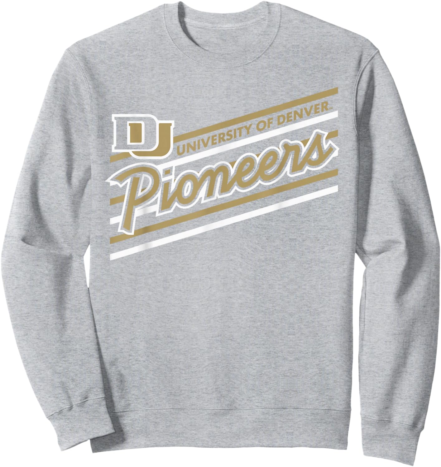 Denver Pioneers Retro Performer Red Officially Licensed Sweatshirt - Sweatshirt | Ash